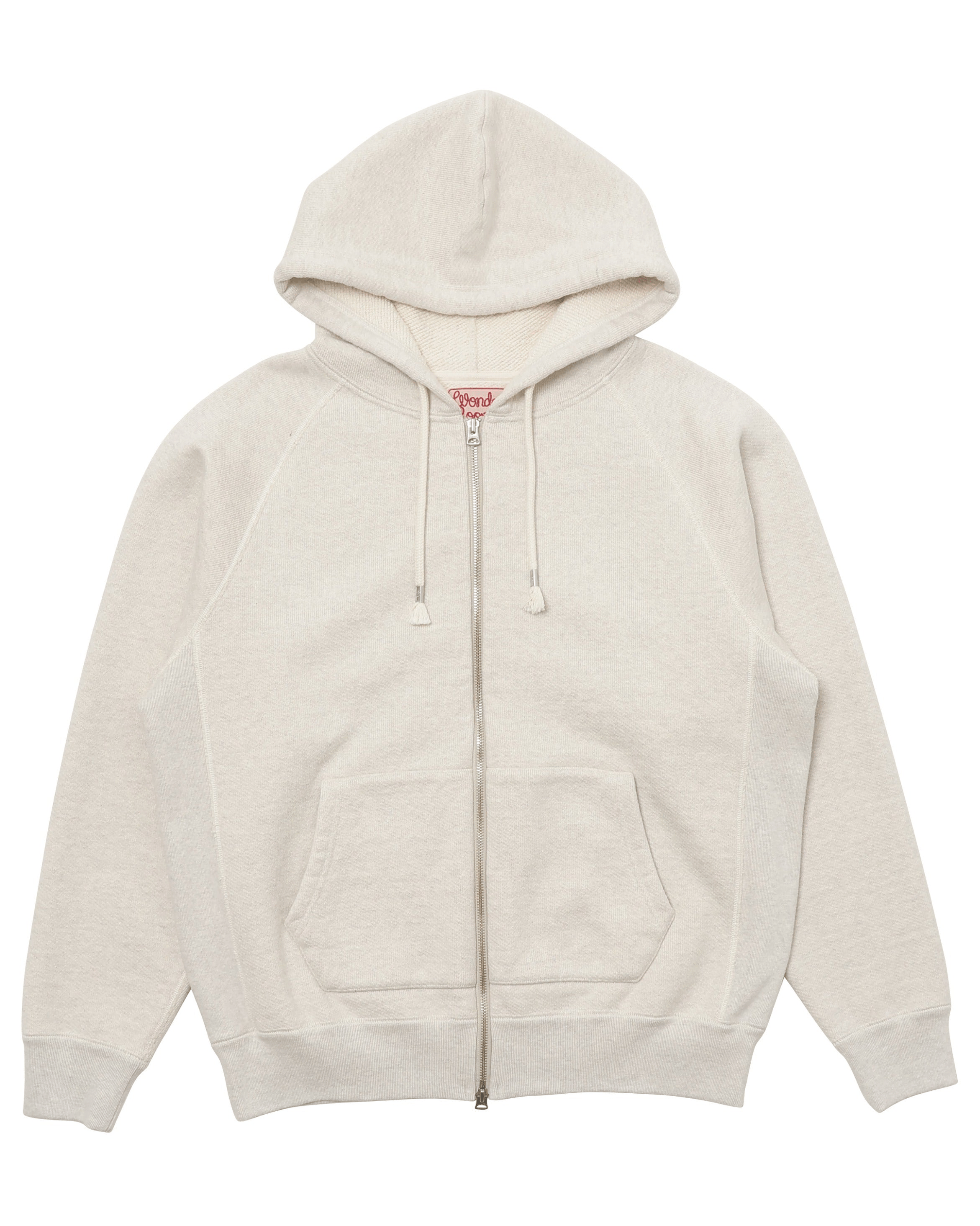 Zip Hoodie - Double Heavyweight French Terry - Oat 燕麥白雙重超重磅法式毛圈拉鍊連帽外套