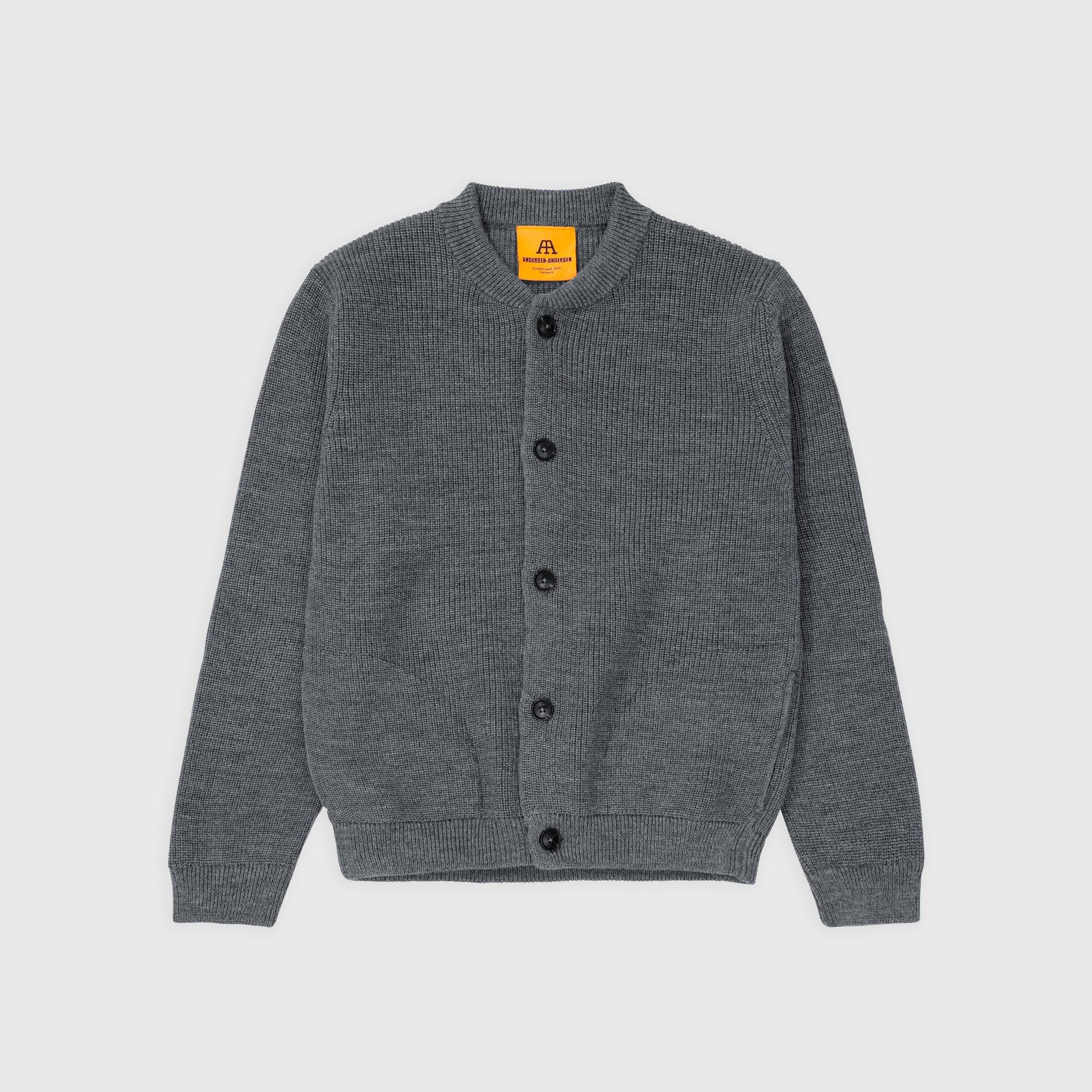 【Andersen Andersen】Skipper Jacket Grey 精紡可瑞黛爾羊毛船長夾克灰色