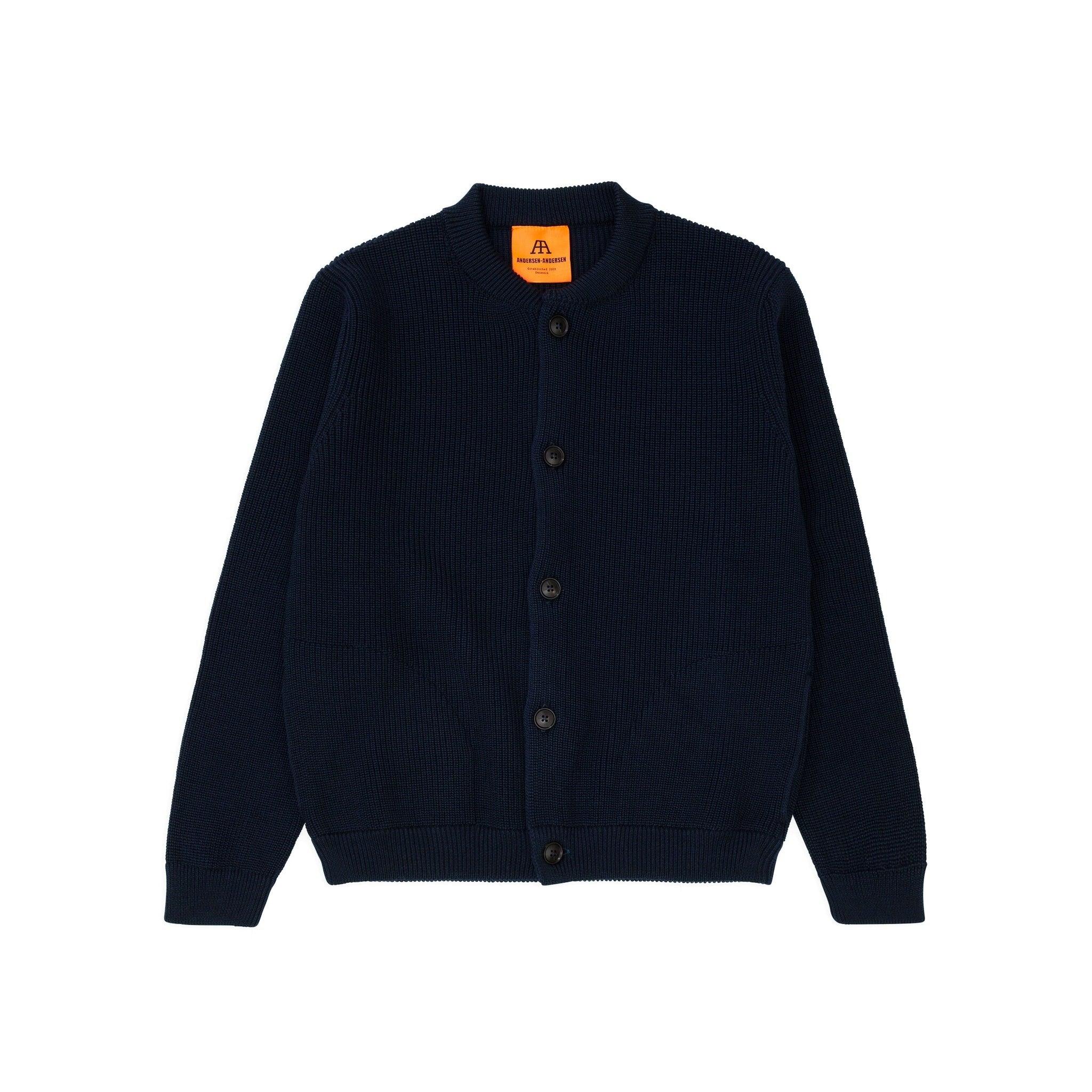 【Andersen Andersen】Skipper Jacket Navy Blue 精紡可瑞黛爾羊毛船長夾克海藍色