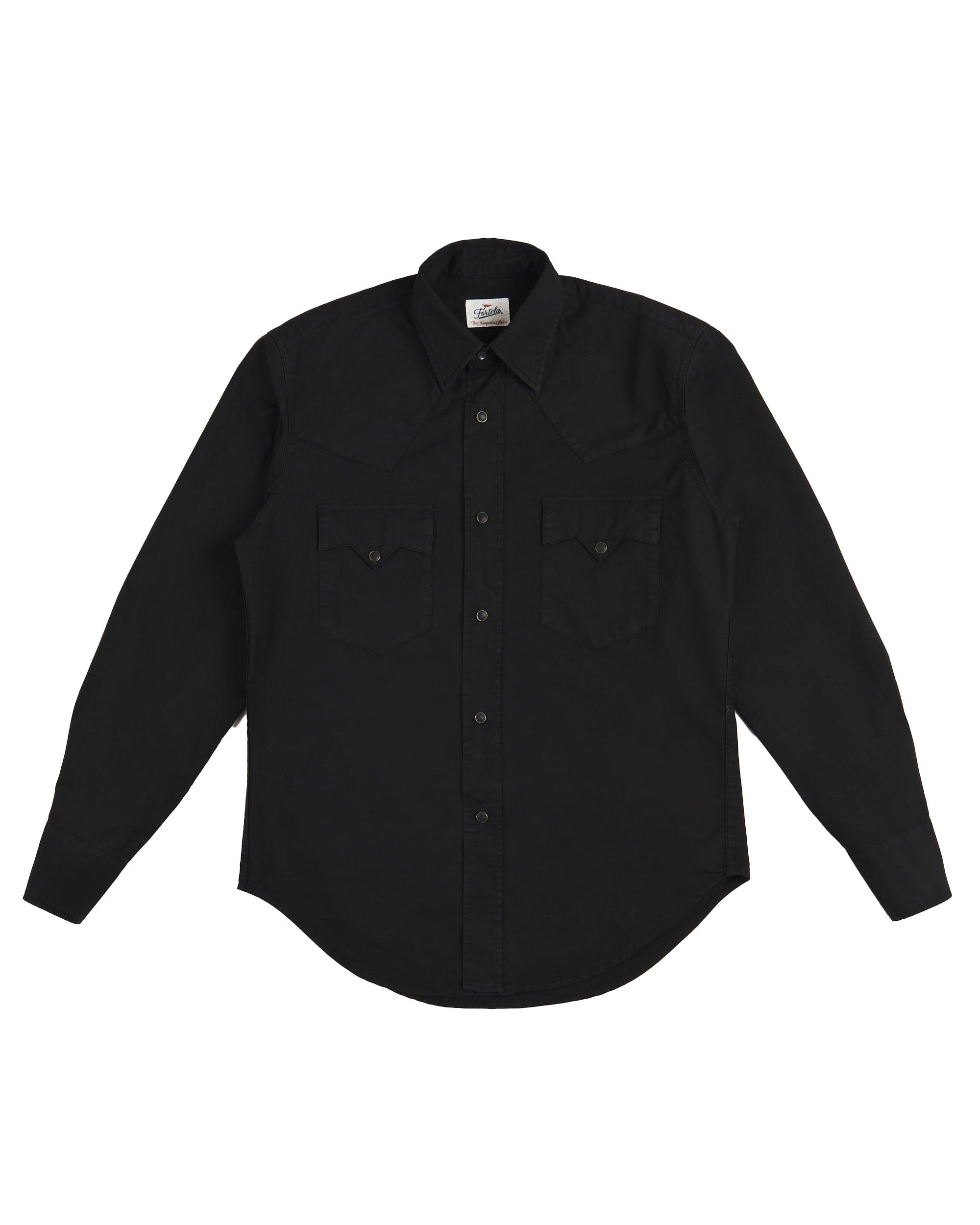 KAYACE Western Shirt Black / 西部珍珠壓釦襯衫 黑色