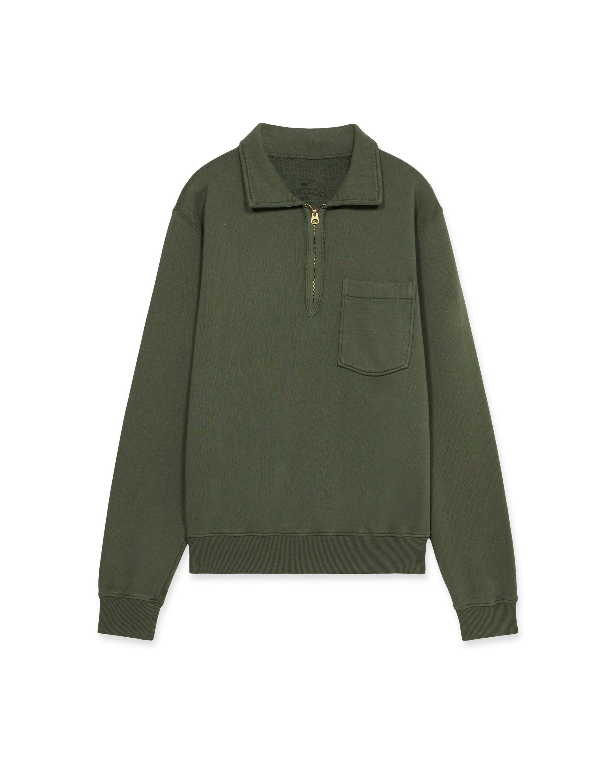YALE 01043 POCKET SWEATSHIRT OLV 耶魯大學長袖運動衫