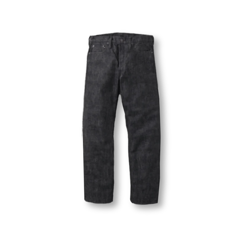 【Fullcount】1101BK Wide Black Denim 13.7oz 黑染辛巴威棉經典直筒牛仔褲
