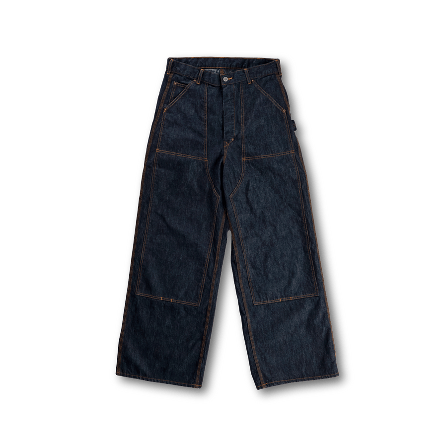 【Fullcount】1152 Double Knee Wide Straight Denim Pants 雙膝丹寧工裝褲