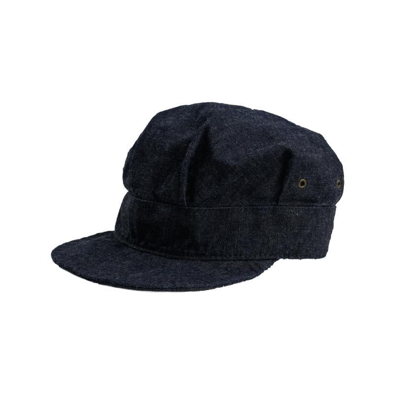 【Fullcount】Denim Railroad Cap 靛藍丹寧鐵路工帽