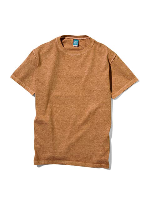 Good On SS Crew Neck Tee 5.5oz P-Mocha 顏料染圓筒織摩卡色素T
