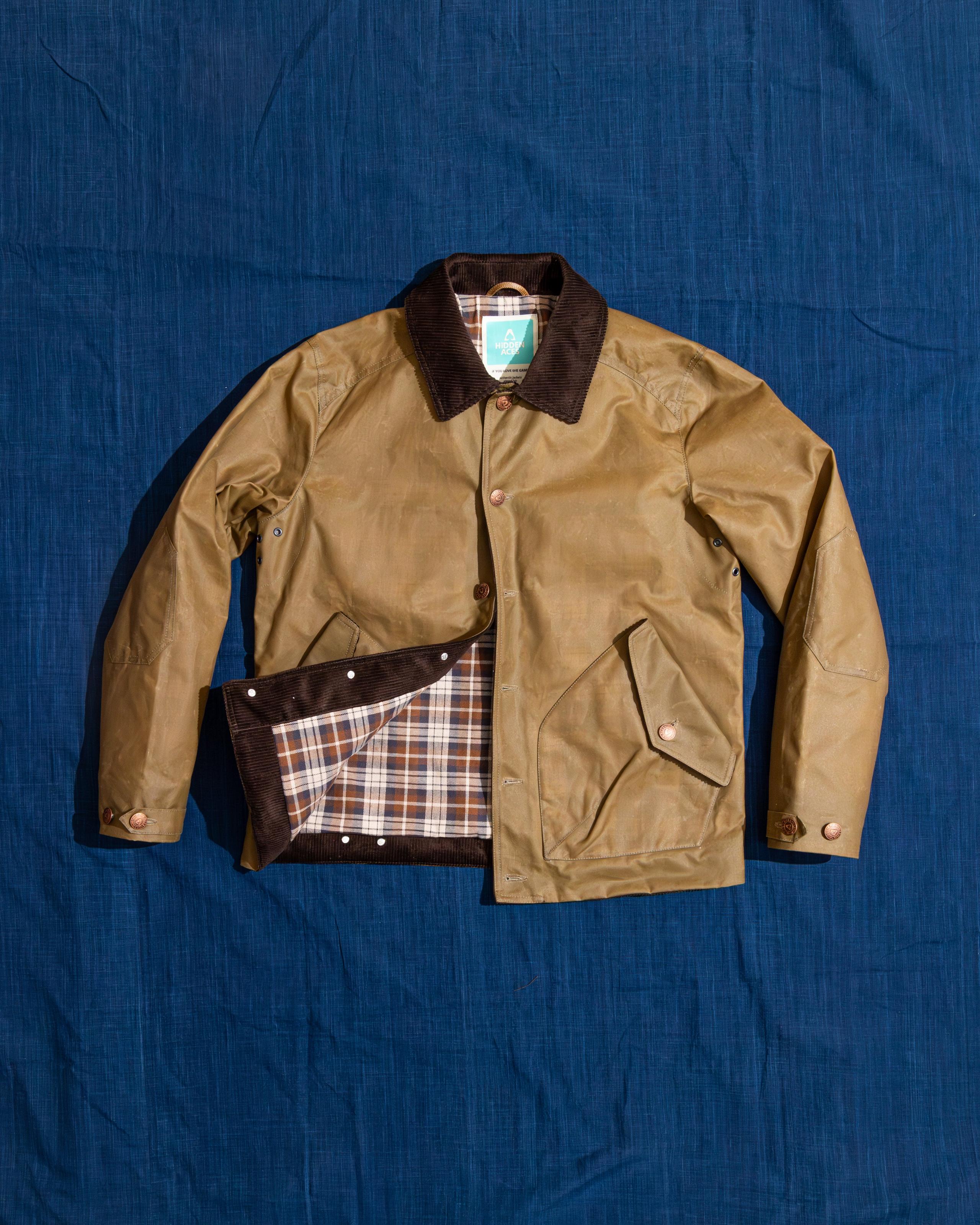 KA6201 Pollux Wax Canvas Jacket Wheat 乾式油布波路克斯夾克小麥色