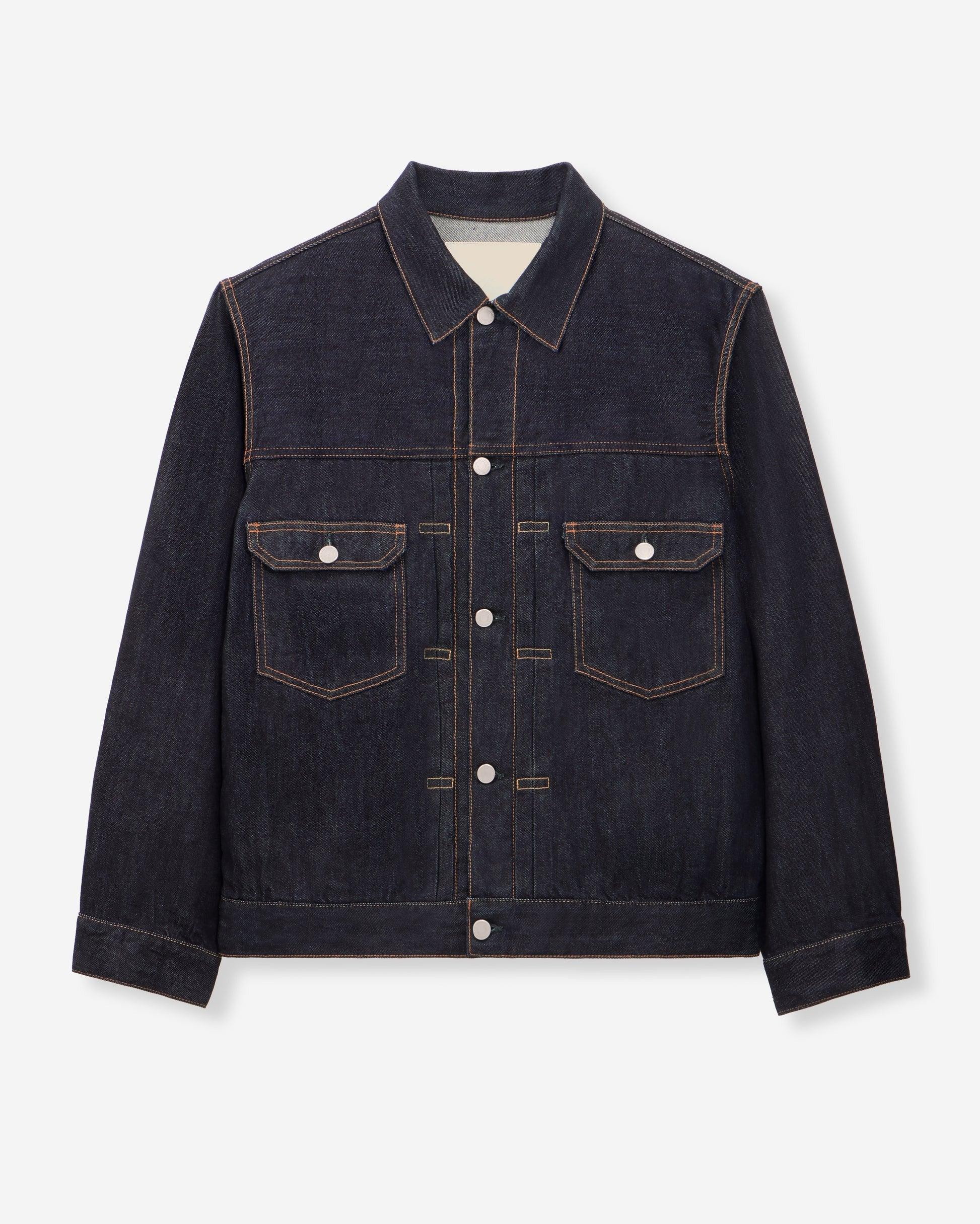 #002 DENIM JACKET 11oz  濃藍染蘇文棉混紡二代牛仔外套