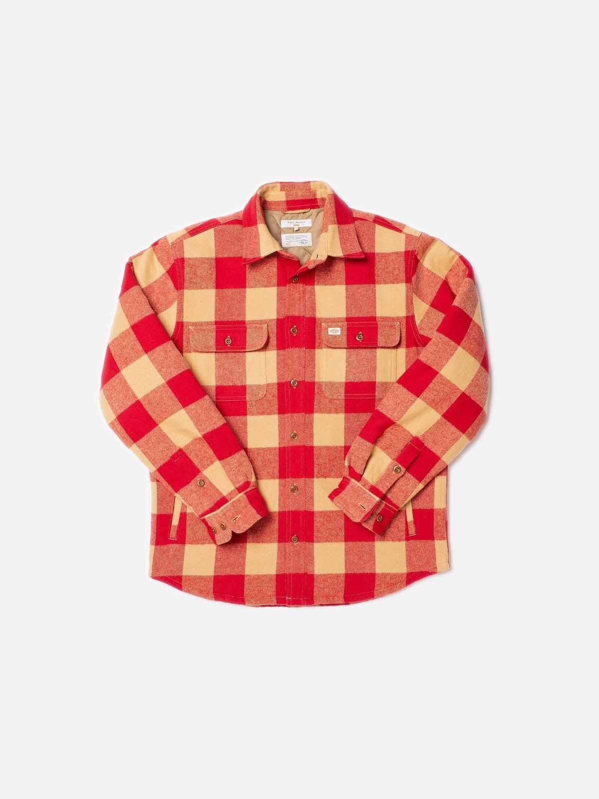 Glenn Padded Check Shirt 衍縫內襯格紋襯衫外套