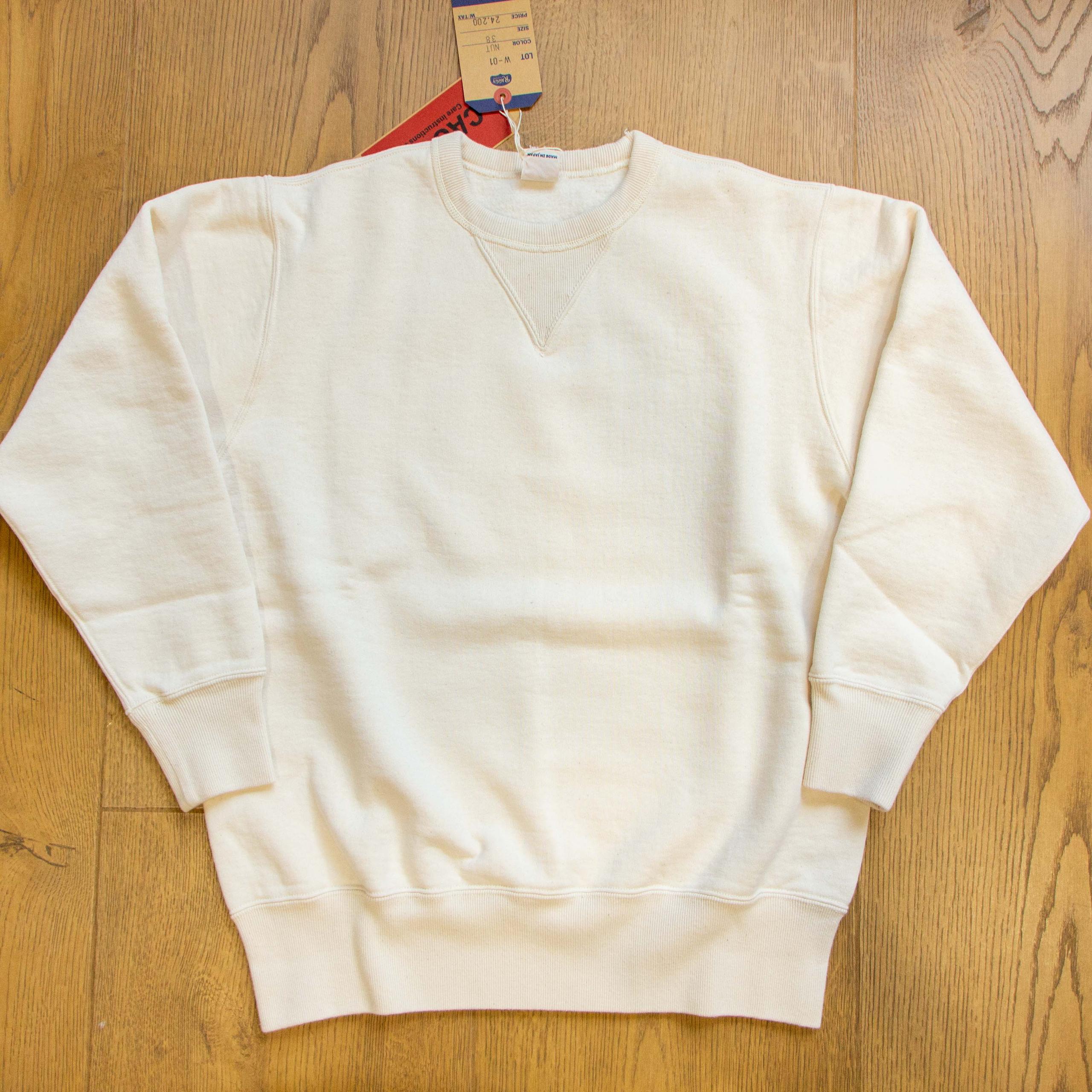 W-01 Sweatshirt Nut 淺堅果色圓織圓領衛衣