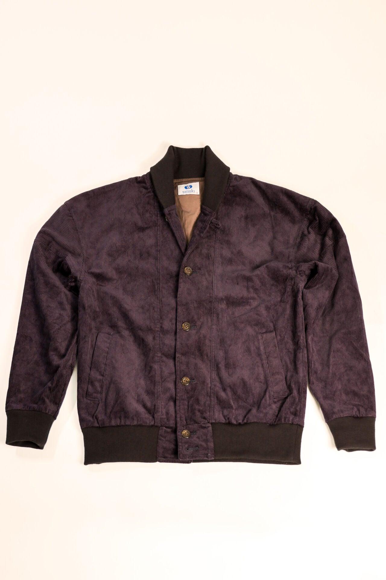Sazanami Corduroy Jacket Indigo TNK501SZA / 漣 3D立體剪裁 天然靛藍染燈芯絨 復古夾克