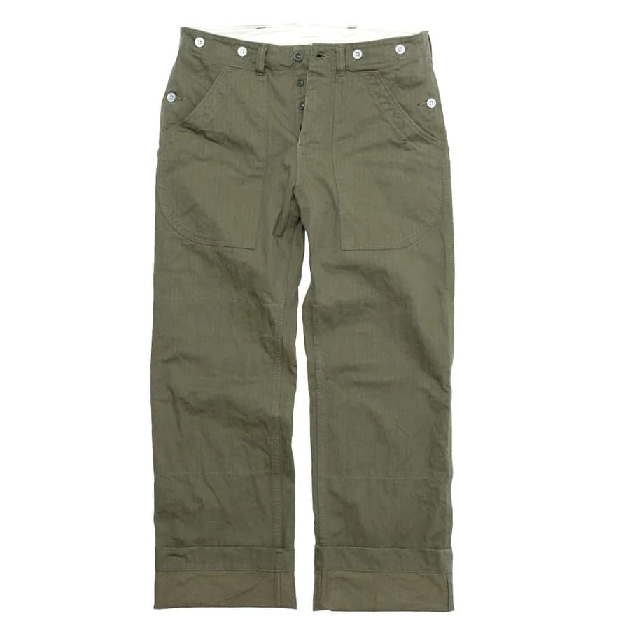 Multi Pocket Work Pants Olive 橄欖綠多口袋工裝長褲