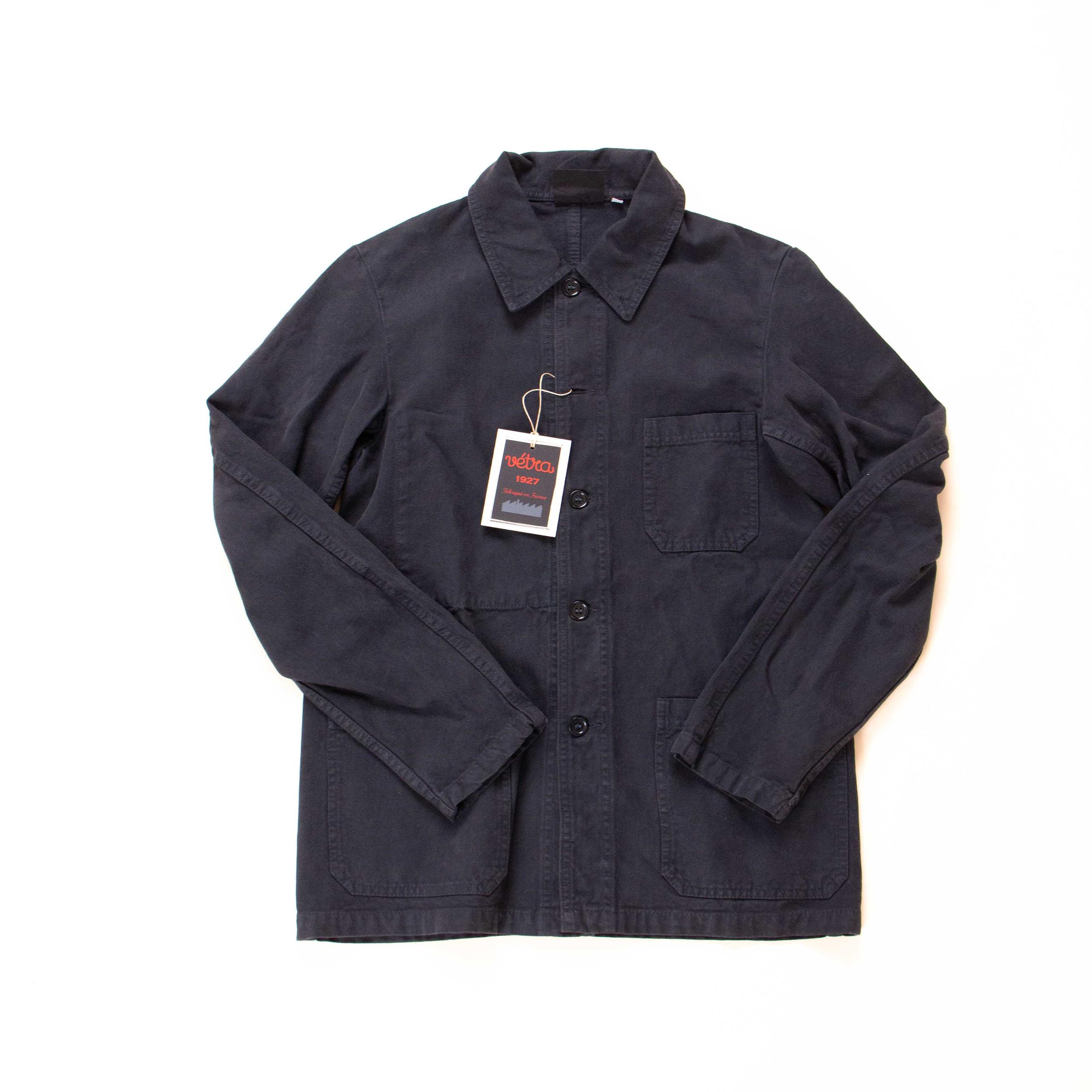 French Chore Jacket Brushed Canvas Graphite 石墨灰磨毛帆布法式工裝夾克