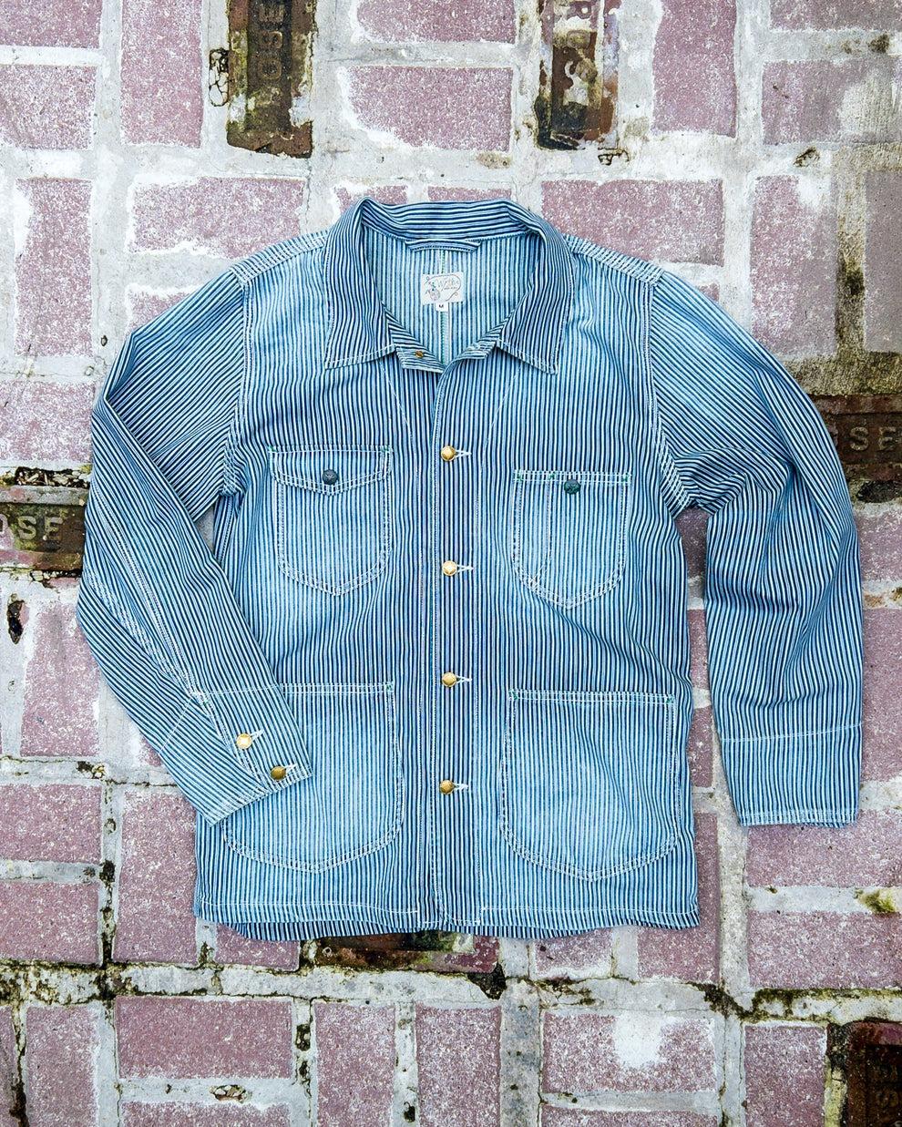 Liberty Stripe Barn Jacket - Washed 復古水洗自由直條紋穀倉夾克