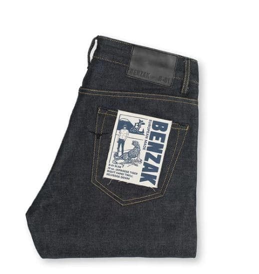 B-01 Tiger Selvedge 15oz / 日製老虎布邊 綠染原色褲 修身小直筒