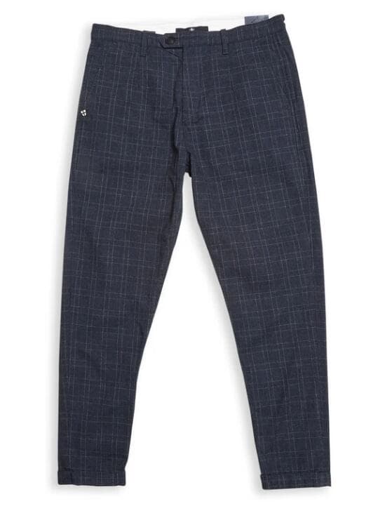 義大利彈性格紋休閒西褲 Raphael Gate Trousers