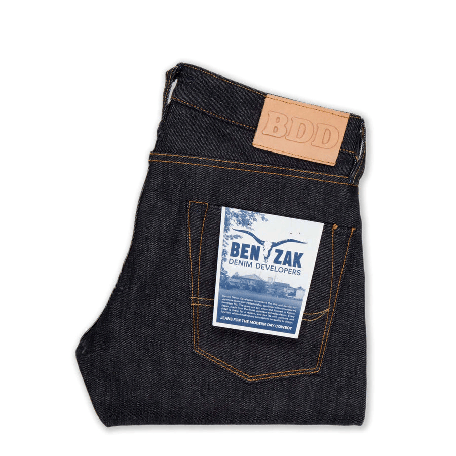 BDD-006 grey cast Left Hand Twill 13.5oz / 灰染復古丹寧布 左斜紋 修身小直筒
