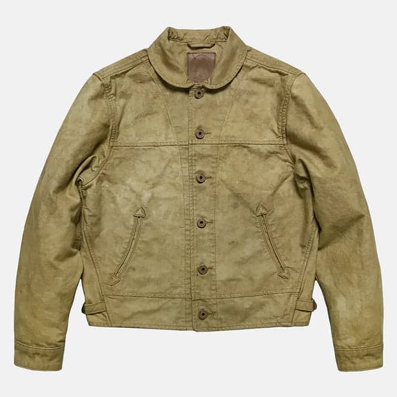 DESPERADO REGULAR 2 POCKET CANVAS JACKET-13.5oz / 植物染 2x2帆布哥薩克外套