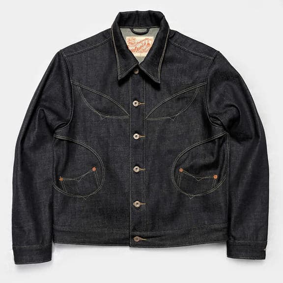 JERICHO OV 6 POCKET CONE MILLS ORGANIC COTTON JACKET-12.75oz / 白橡廠NOS 六口袋牛仔外套