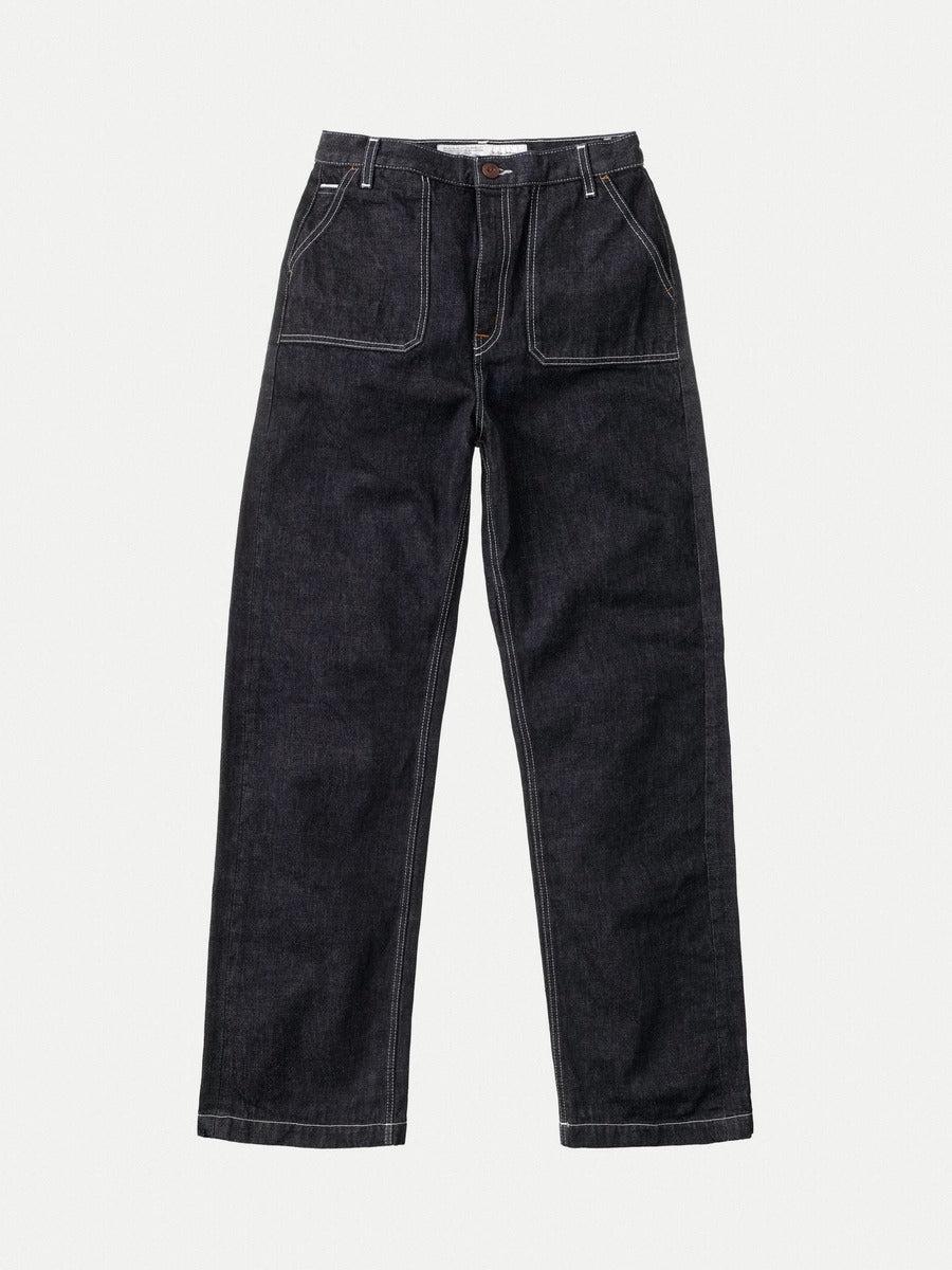 Asta Rinse Ruby Selvage 14.6oz 天然染紅寶石赤耳女版高腰直筒工作牛仔褲