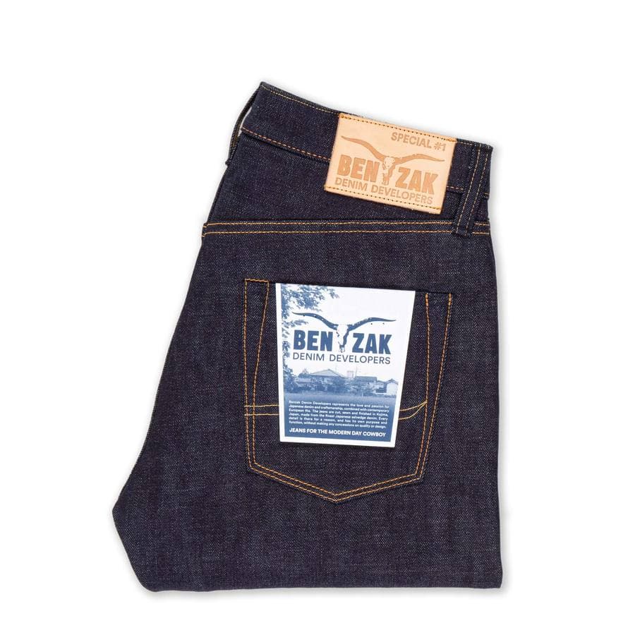 旗艦一號布料 修身上寬下窄 14oz BDD-516 special #1 low tension