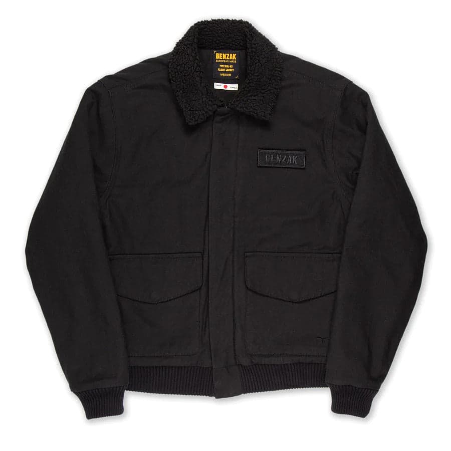 BBJ-03 FLIGHT JACKET black m-65 reverse sateen twill 毛絨 復刻陸軍布料 飛行夾克