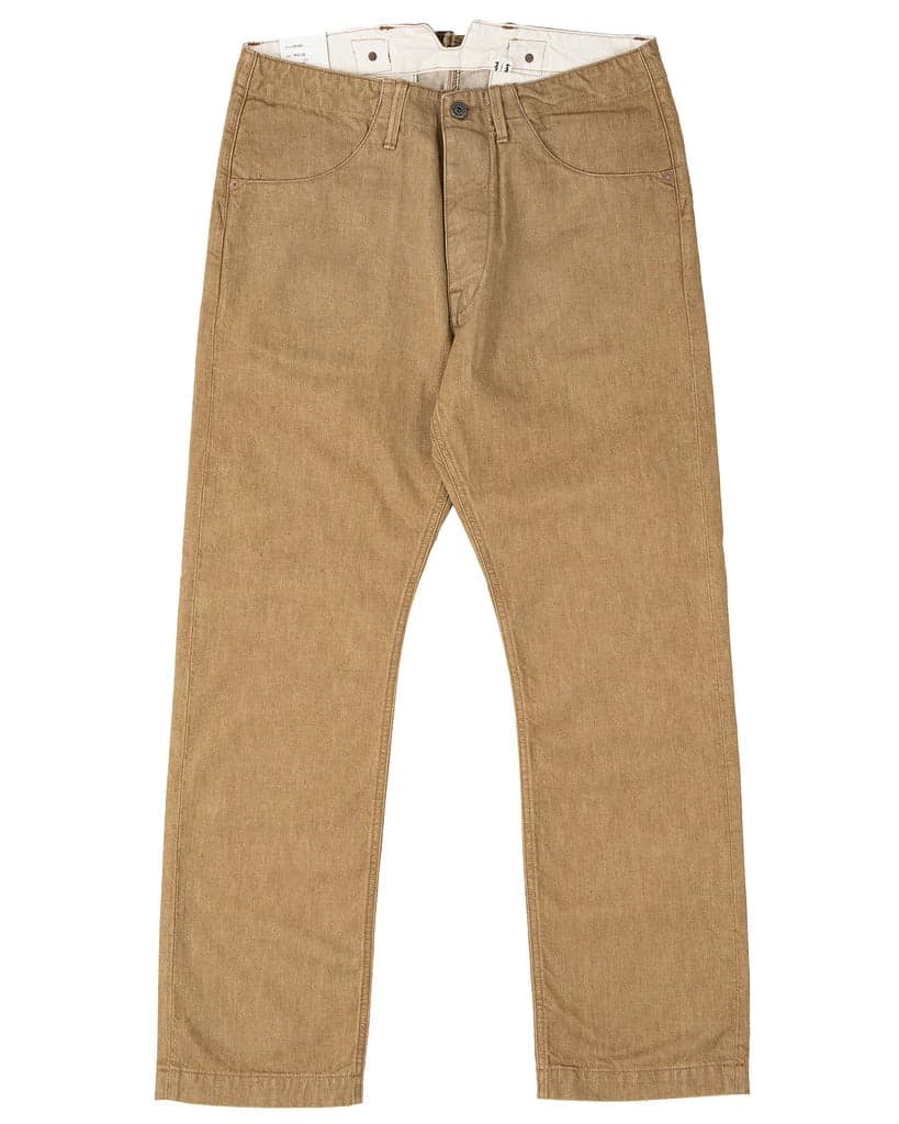Heyes Pants Broken Twill Beige／水洗帆布破紋工作褲