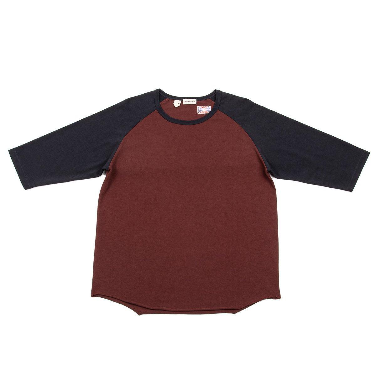 Supima Leon Raglan Sweater 頂級匹馬棉 拉克蘭五分袖上衣 紫紅&黑 灰炭&黑