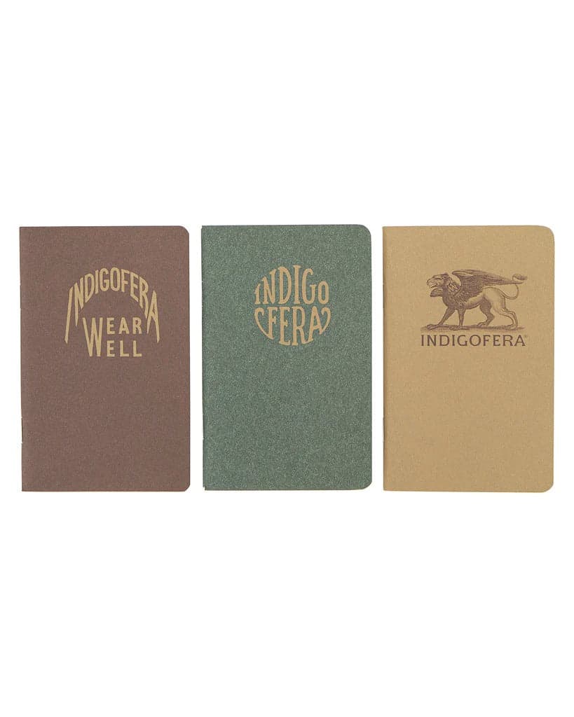 Notebooks, Set of 3／品牌LOGO西部風情筆記本(三本一組)