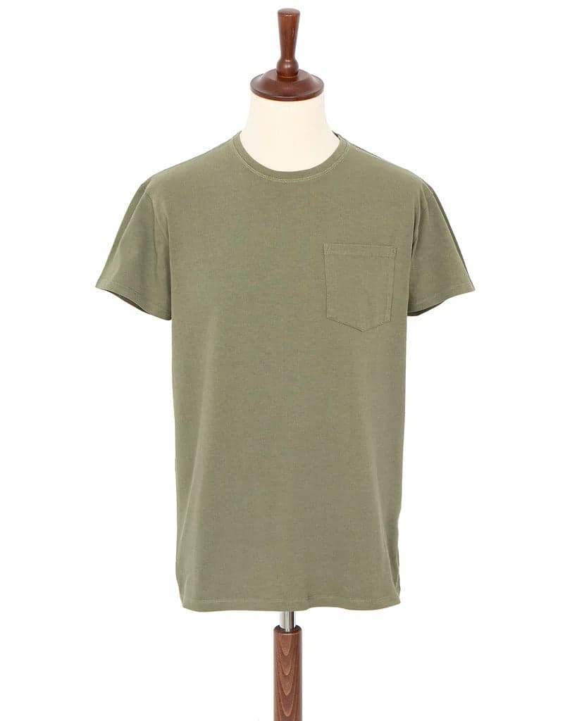 Wilson T-Shirt Sicilian Green / 匹馬棉口袋素T 西西里橄欖綠 頂級匹馬棉