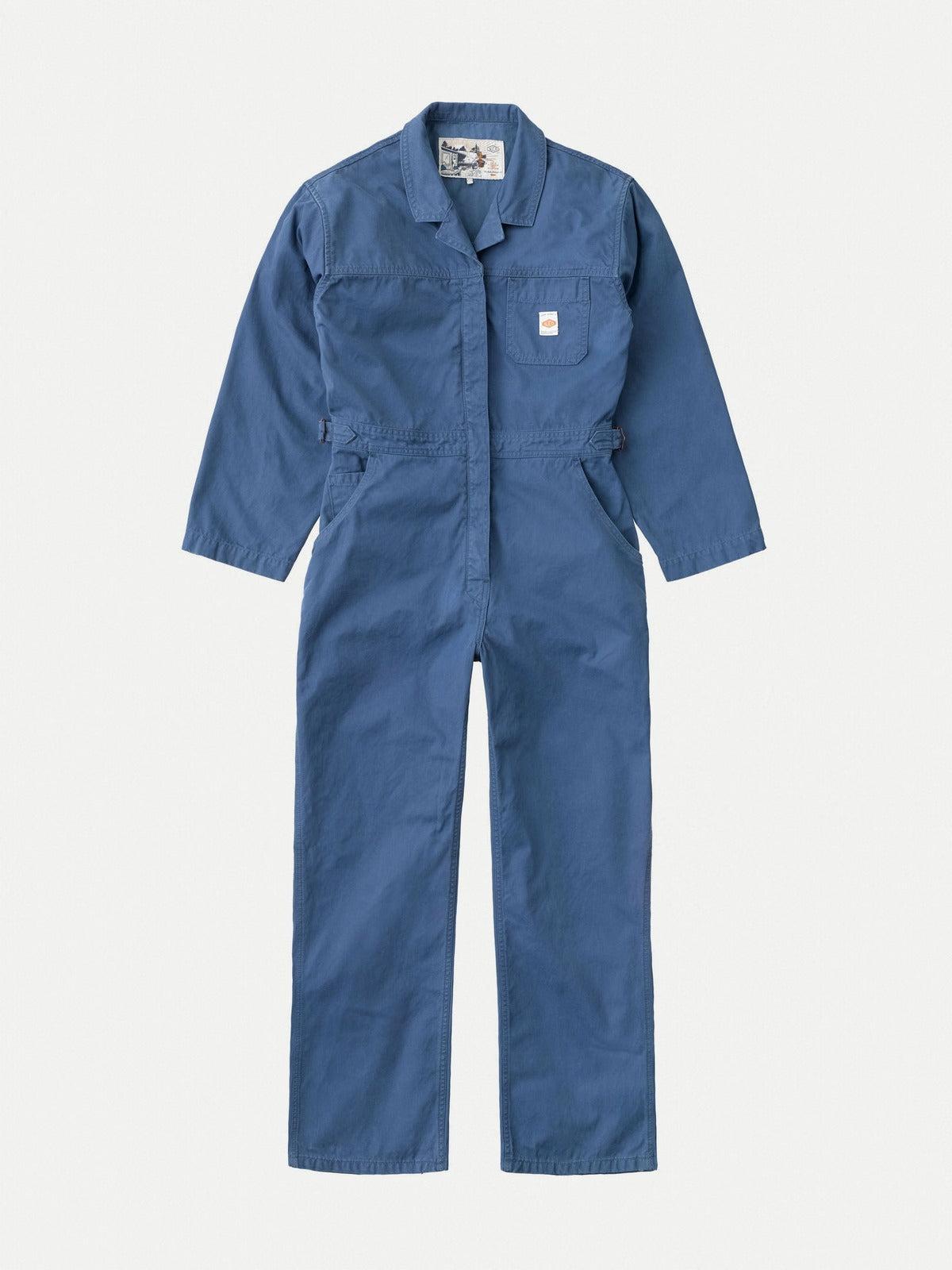 Freya Boiler Suit French Twill/洗舊斜紋布 法式寬鬆連身工作服