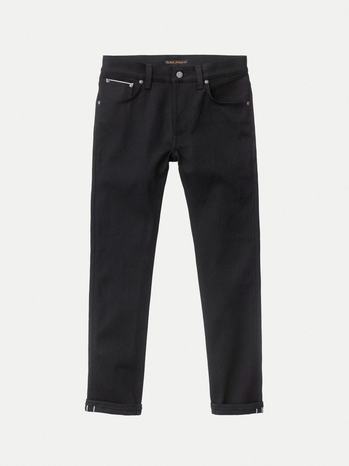 Lean Dean Dry Black Selvage 微彈性黑染赤耳 合身上寬下窄 黑色牛仔褲
