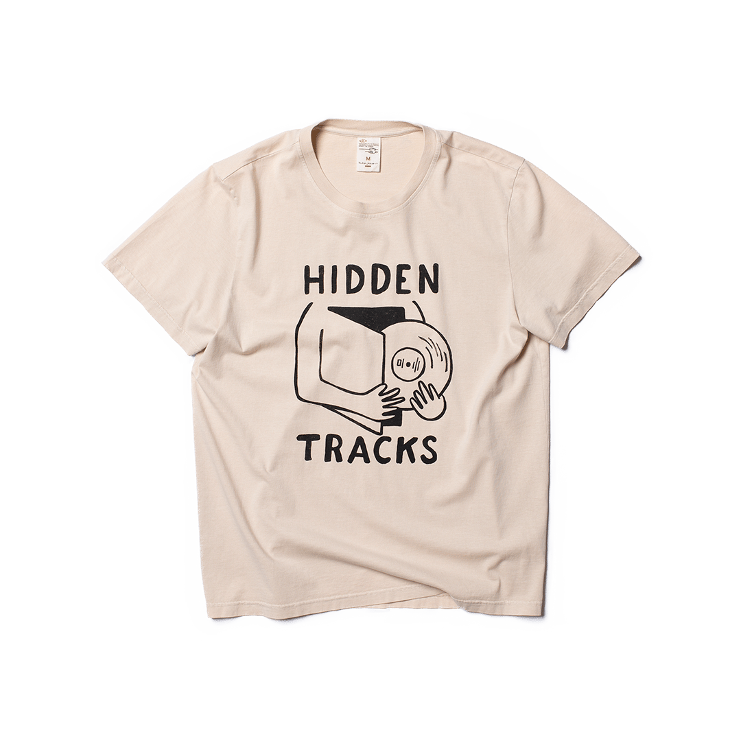 Roy Hidden Tracks Cream 隱藏曲目有機棉短T奶油色