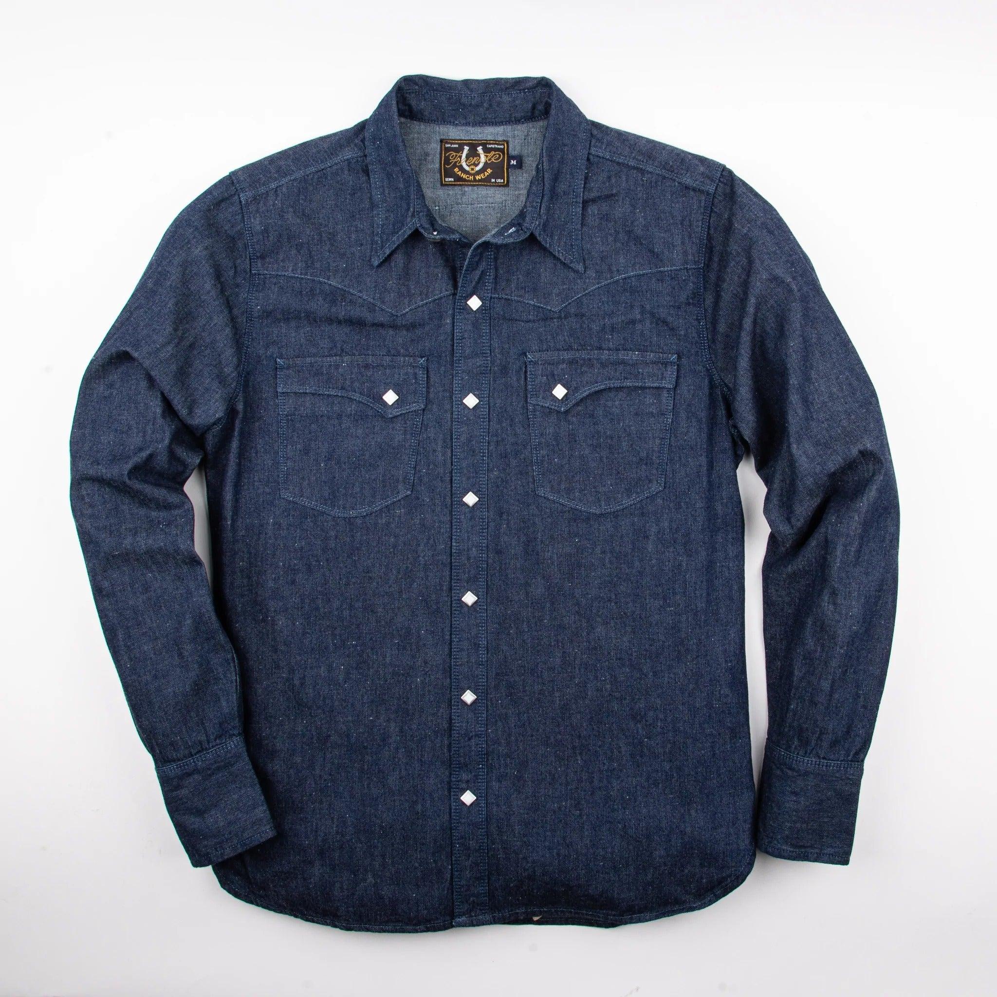 Calico Denim Rinsed／日本布原色西部襯衫
