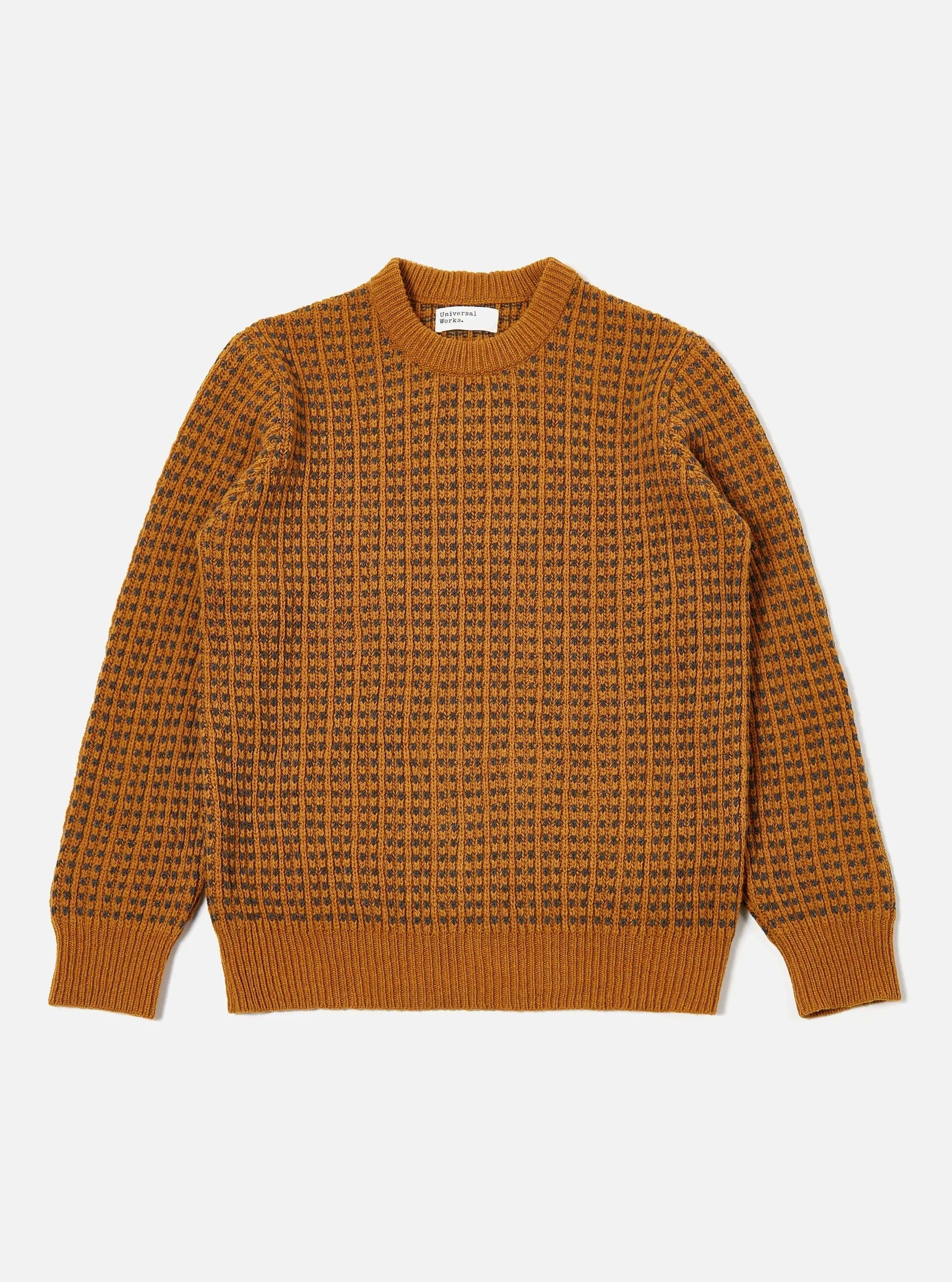 Loose Crew In Cumin/Grey Italian Wool/義大利羊毛針織毛衣