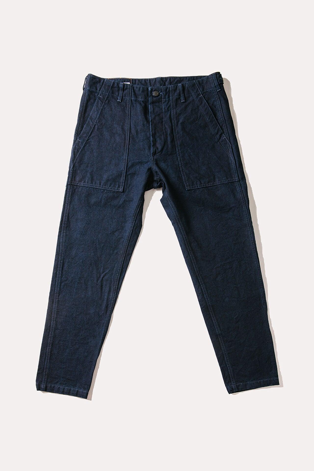 酵素水洗重磅帆布 錐形軍褲 三色／25oz／"Yoroi"Heavy Canvas Utility Pants