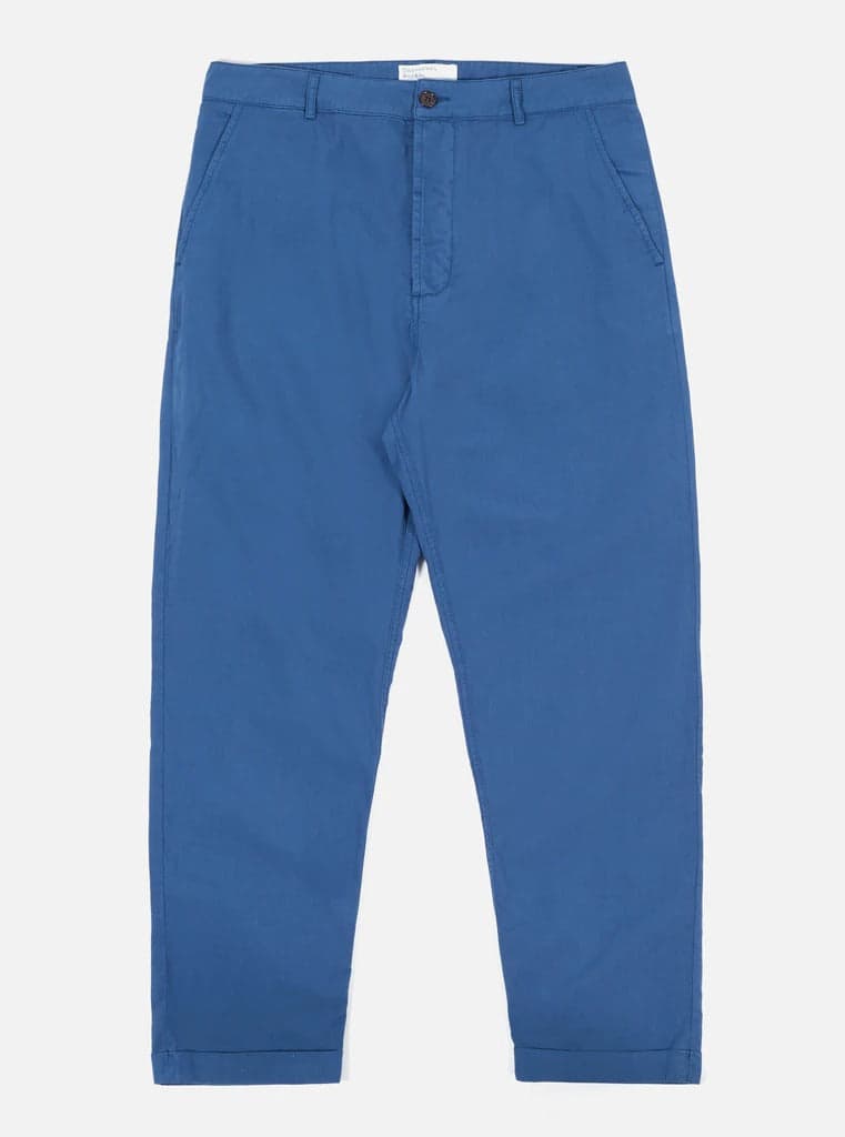 RB Chino In Indigo Summer Fine Canvas/夏日藍染帆布休閒褲