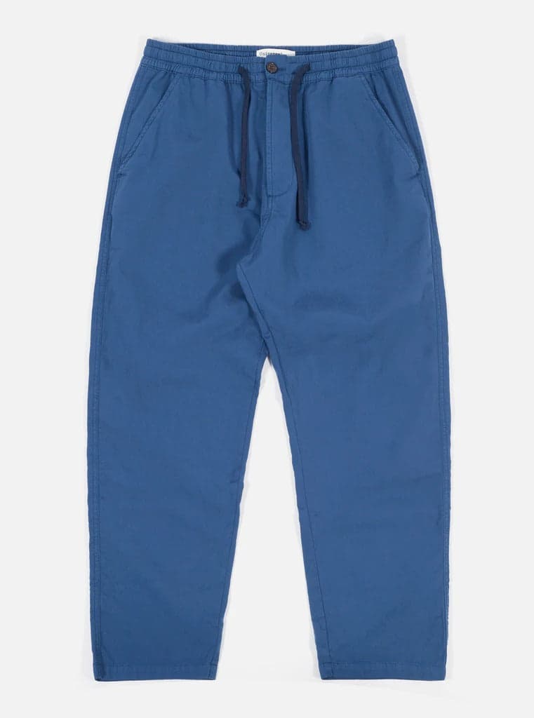 Hi Water Trouser In Indigo Summer Fine Canvas／抽繩藍染夏日帆布休閒褲