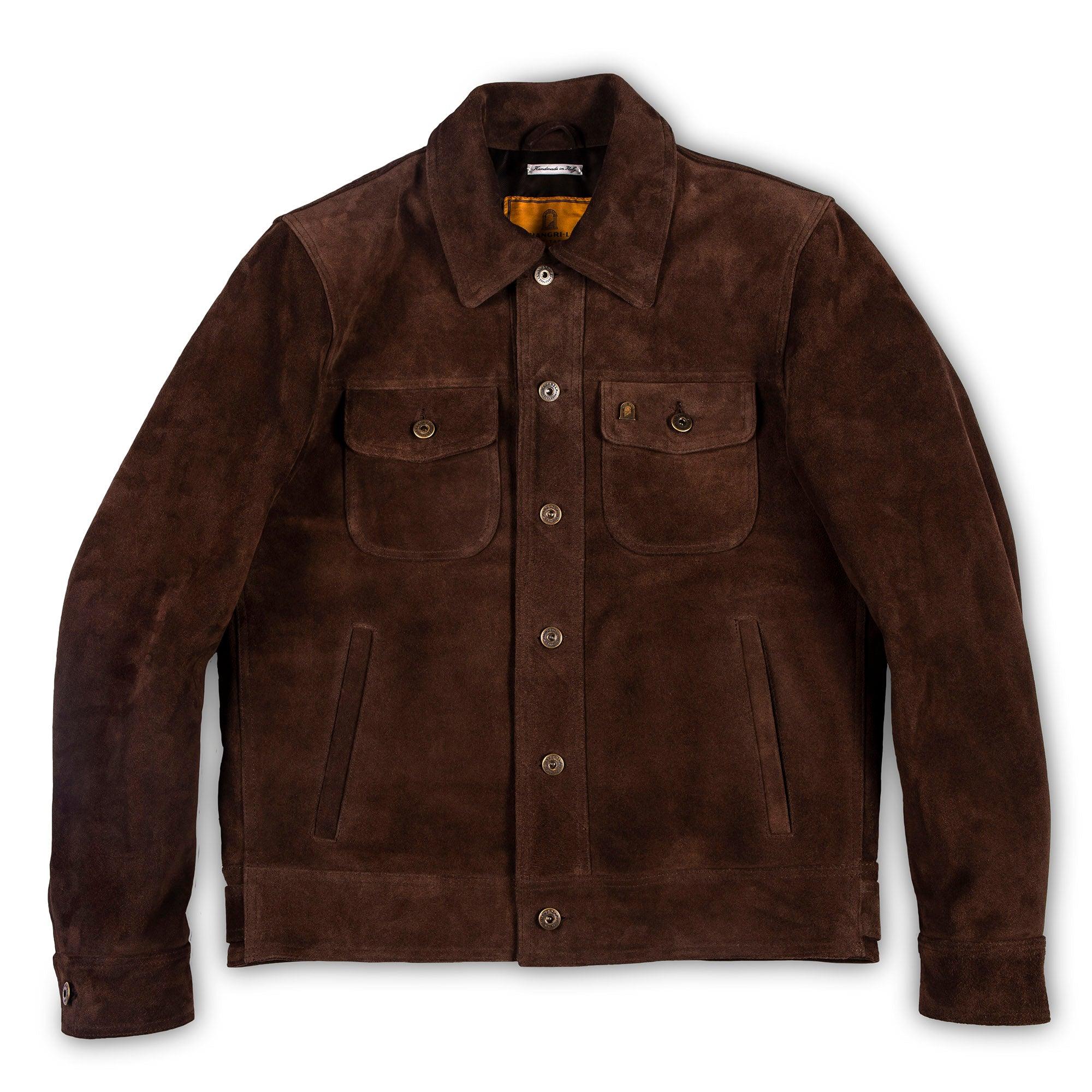 Terracotta Western Jacket Suede Brown 60年代麂皮皮衣