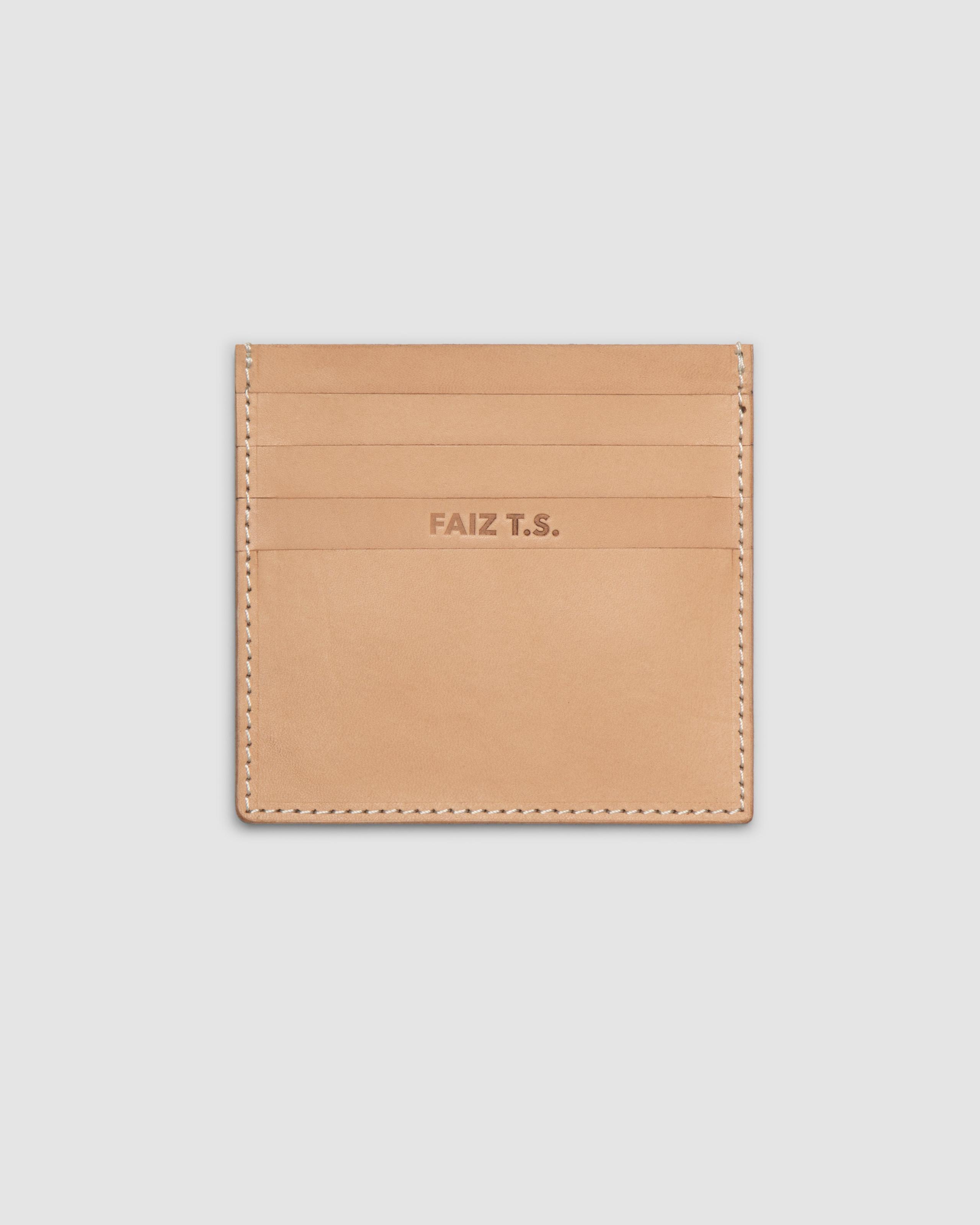 Okane Tall Cowhide Leather Cardholder