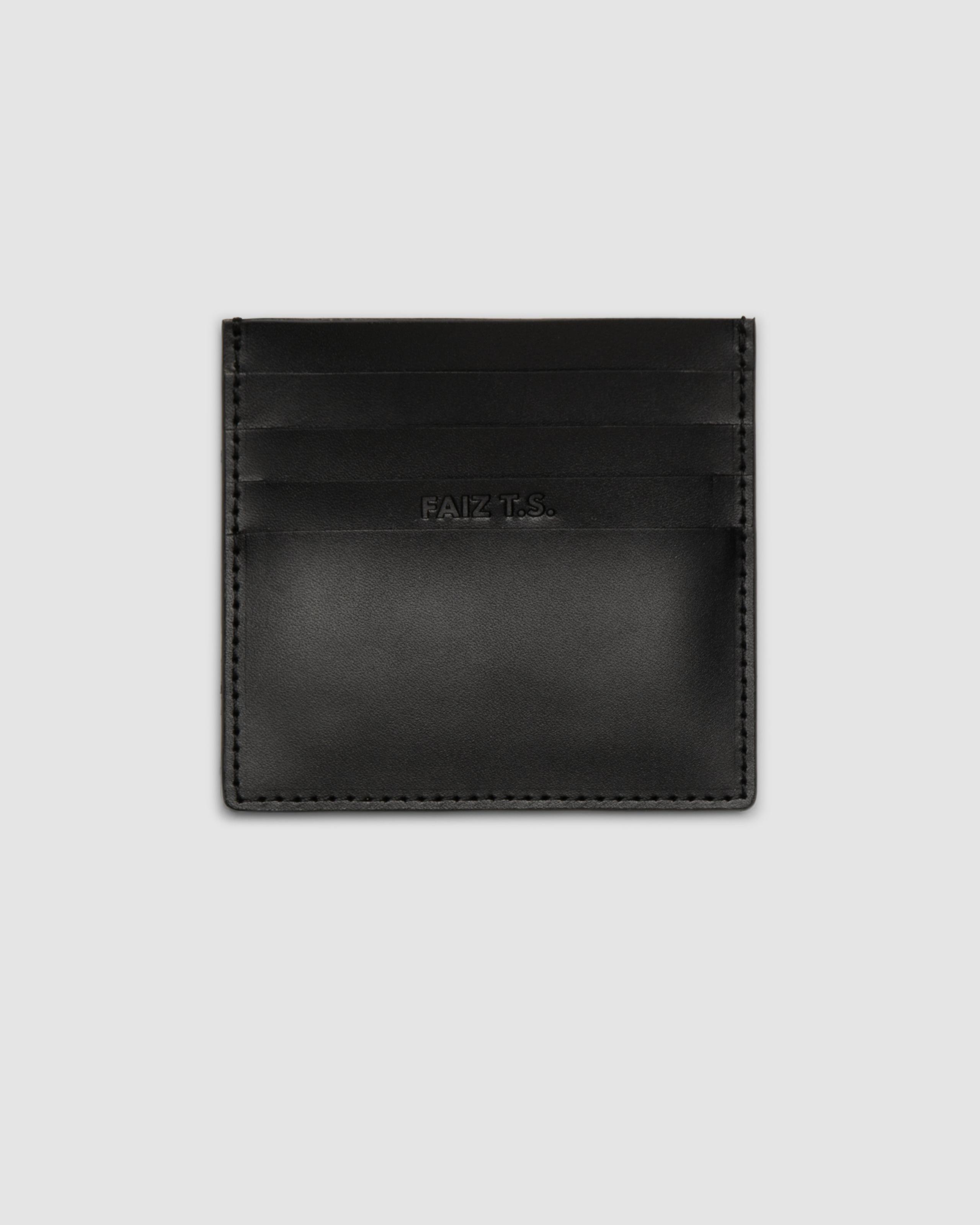 Okane Tall Cowhide Leather Cardholder