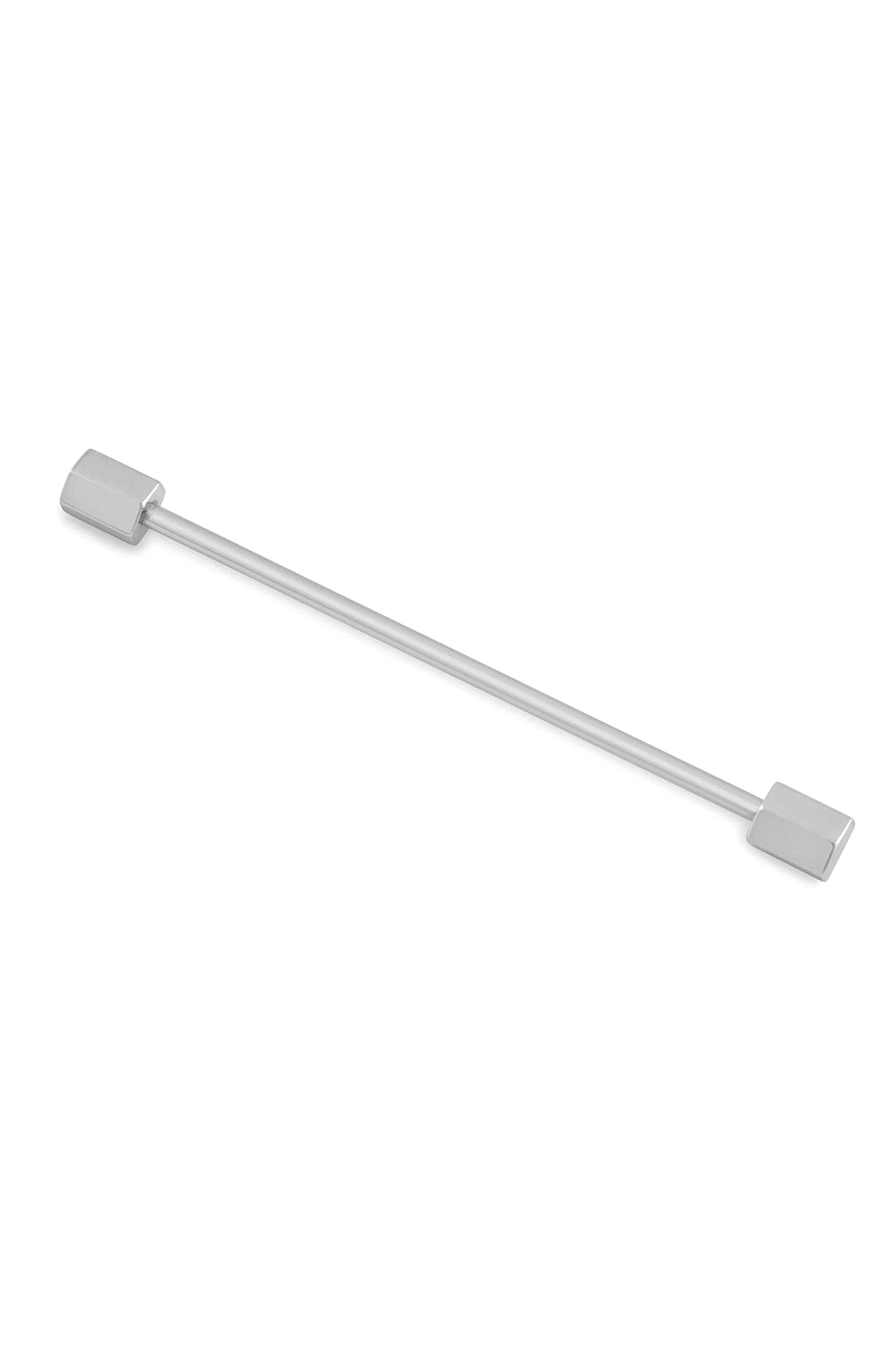 Silver Hex End Collar Bar