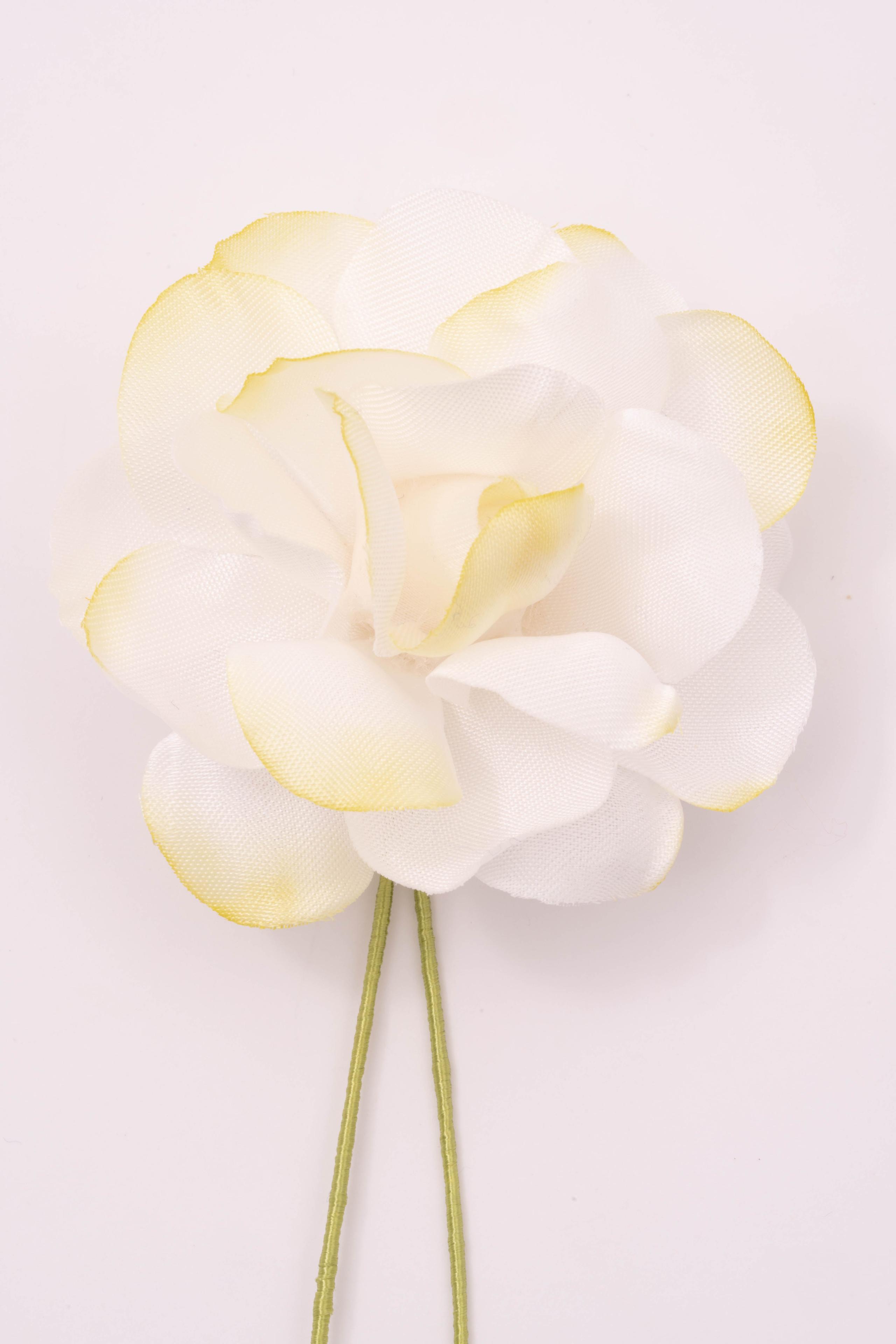 Gardenia Cream Boutonnière Flower