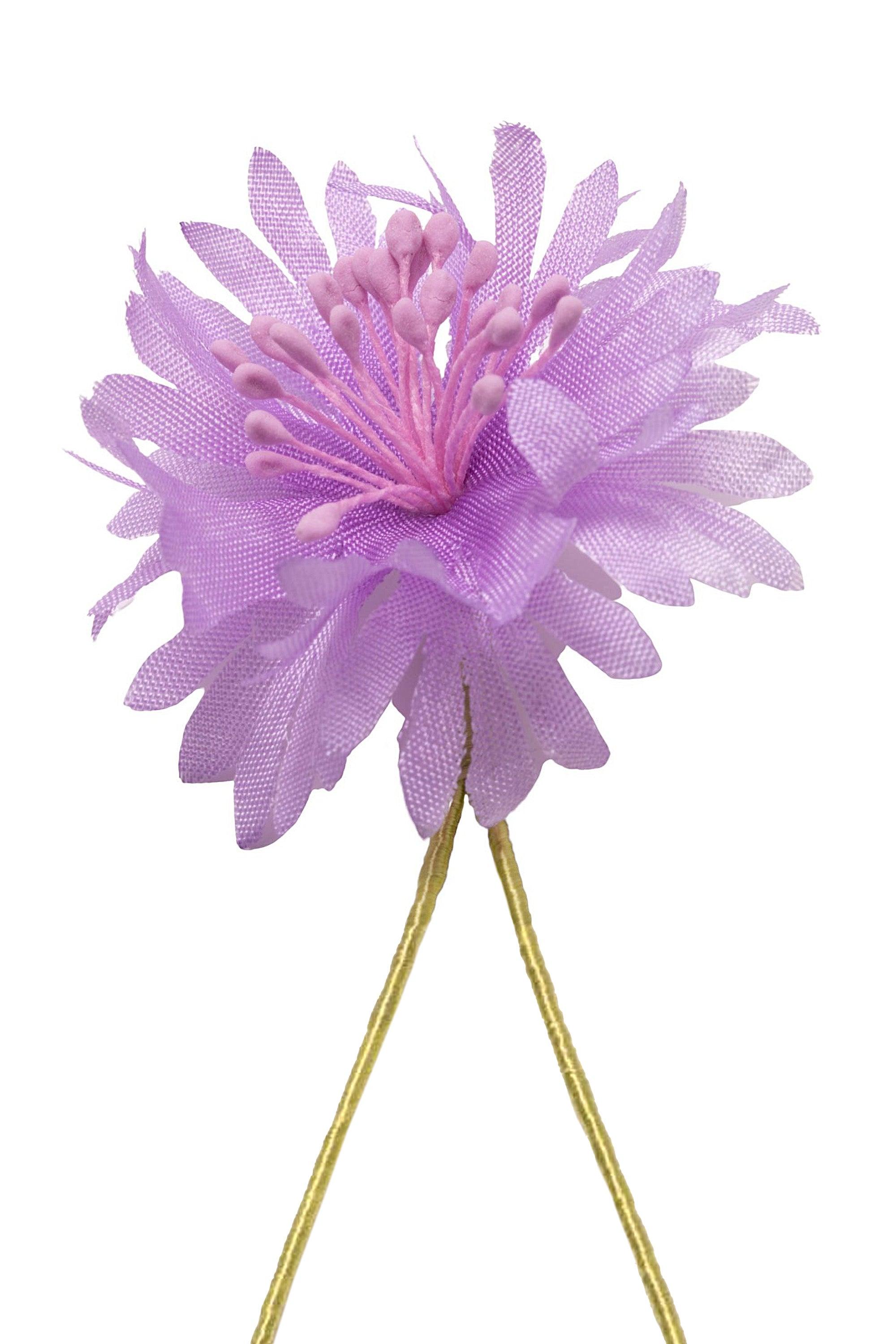 Light Purple Cornflower Boutonnière Flower