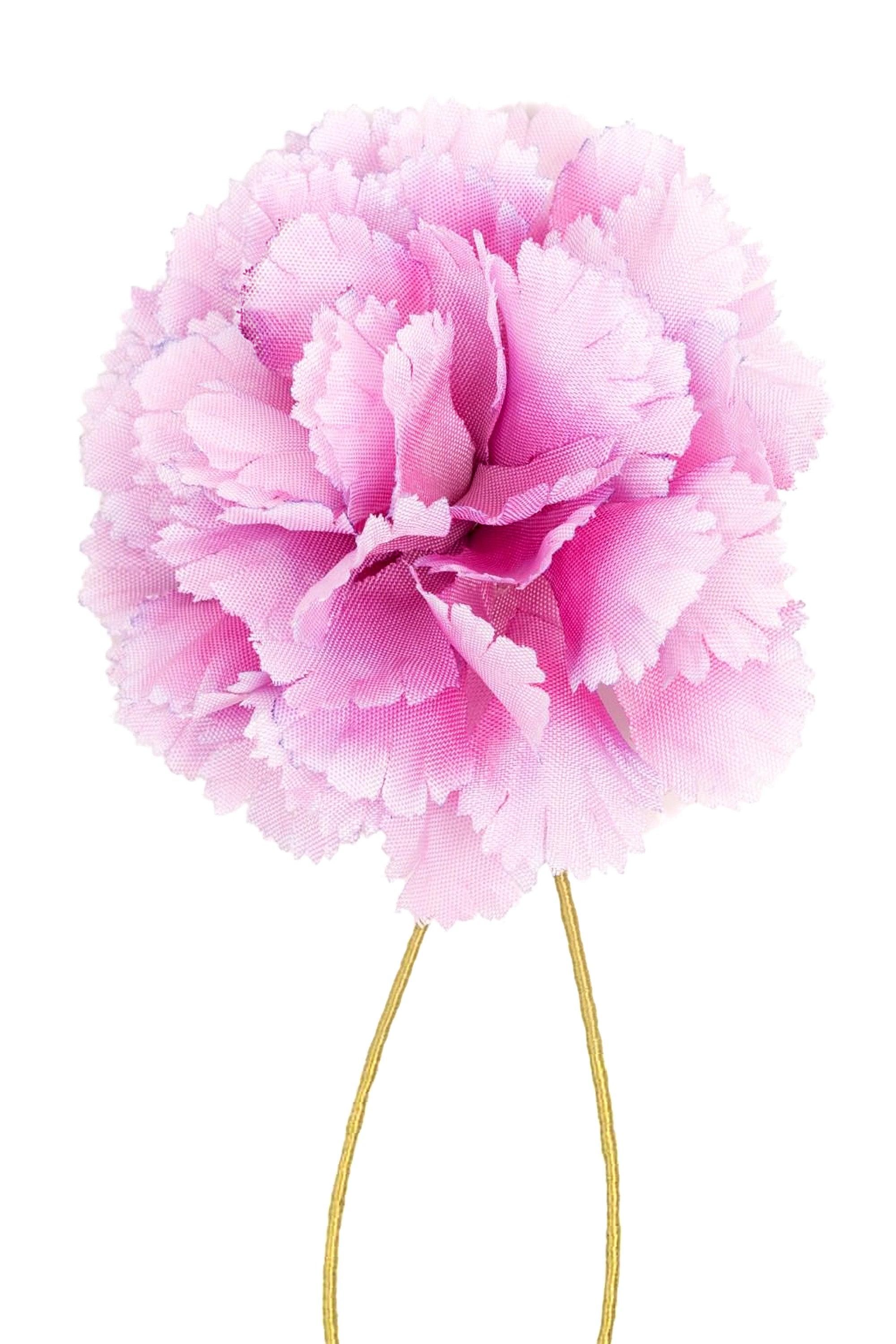 Life-Size Pale Pink Carnation Boutonnière Flower