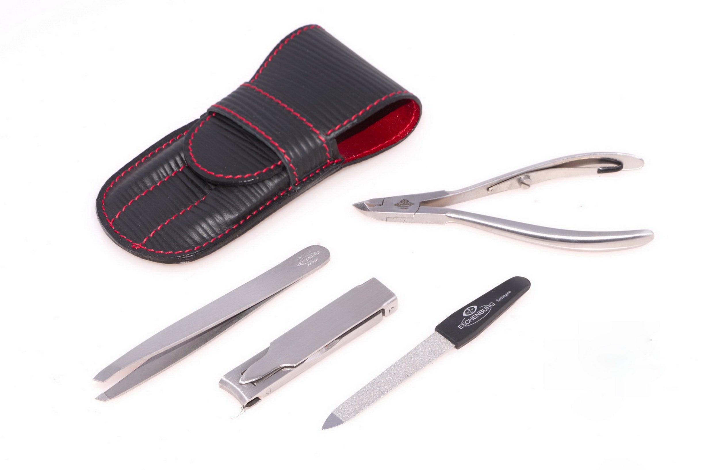 5-Piece Black Nail Grooming Kit