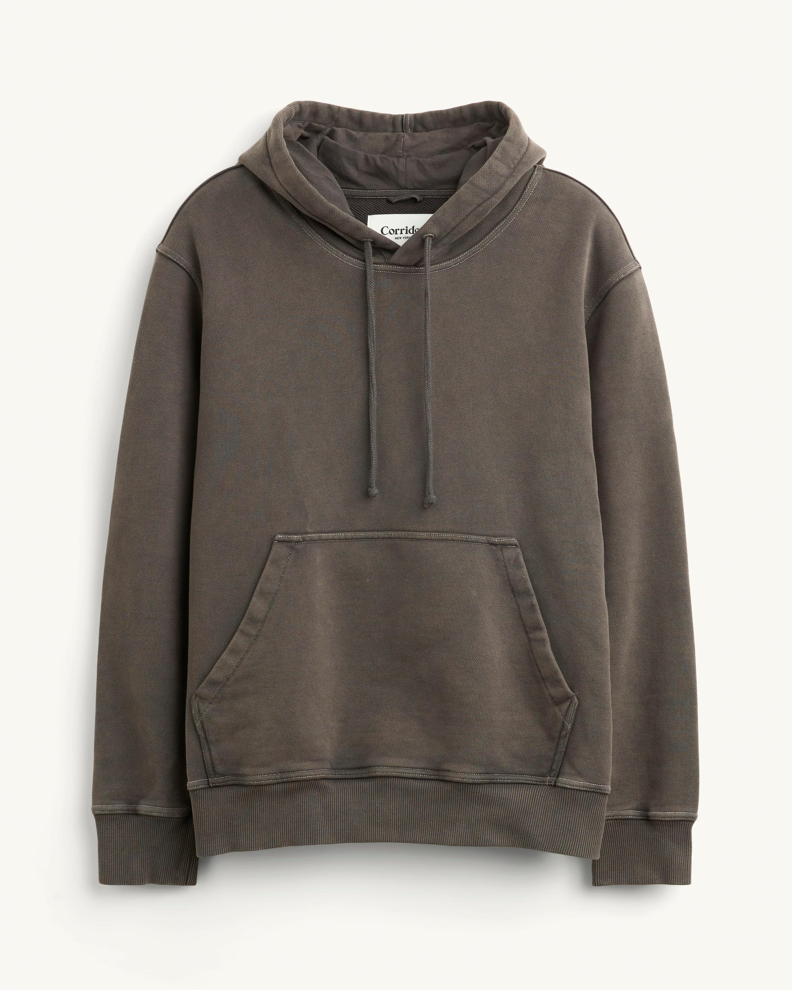 Heavyweight French Terry Hoodie - Brown