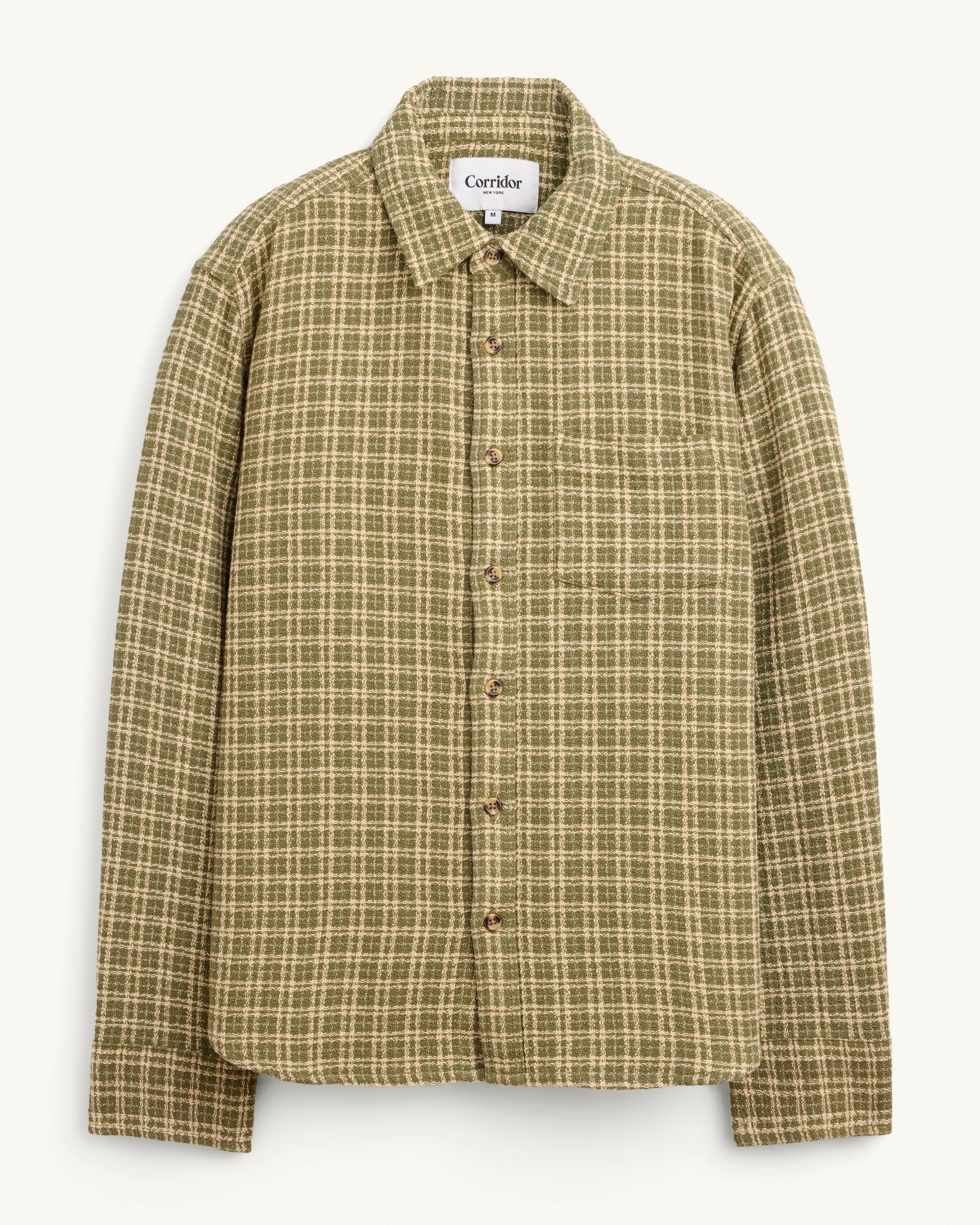 Reverse Tweed LS - Green