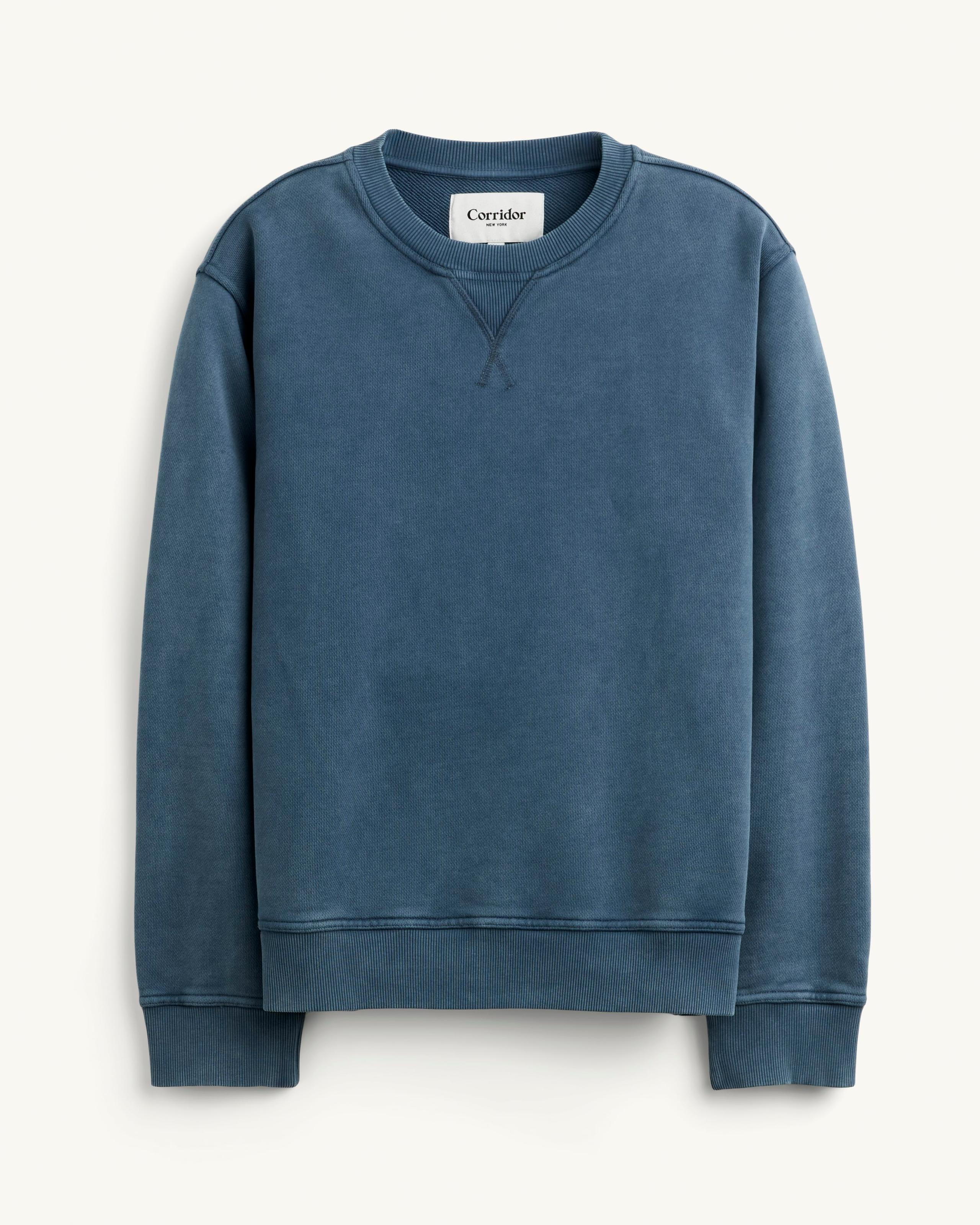 French Terry Crewneck - Navy