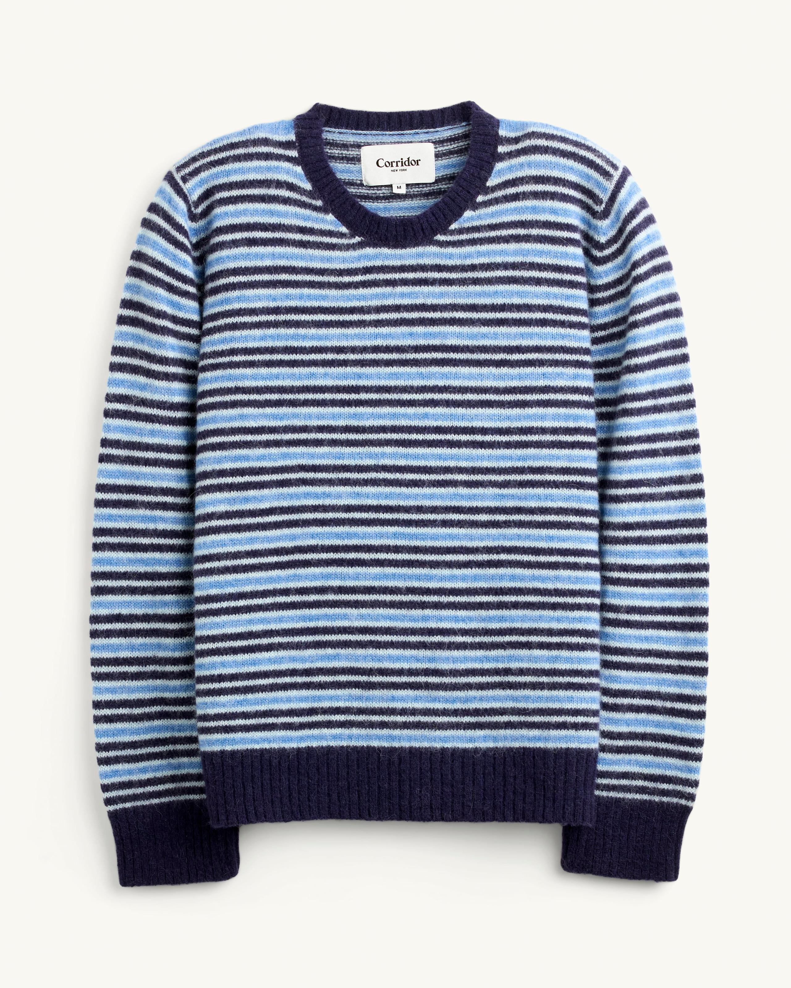 Reggie Stripe Crewneck