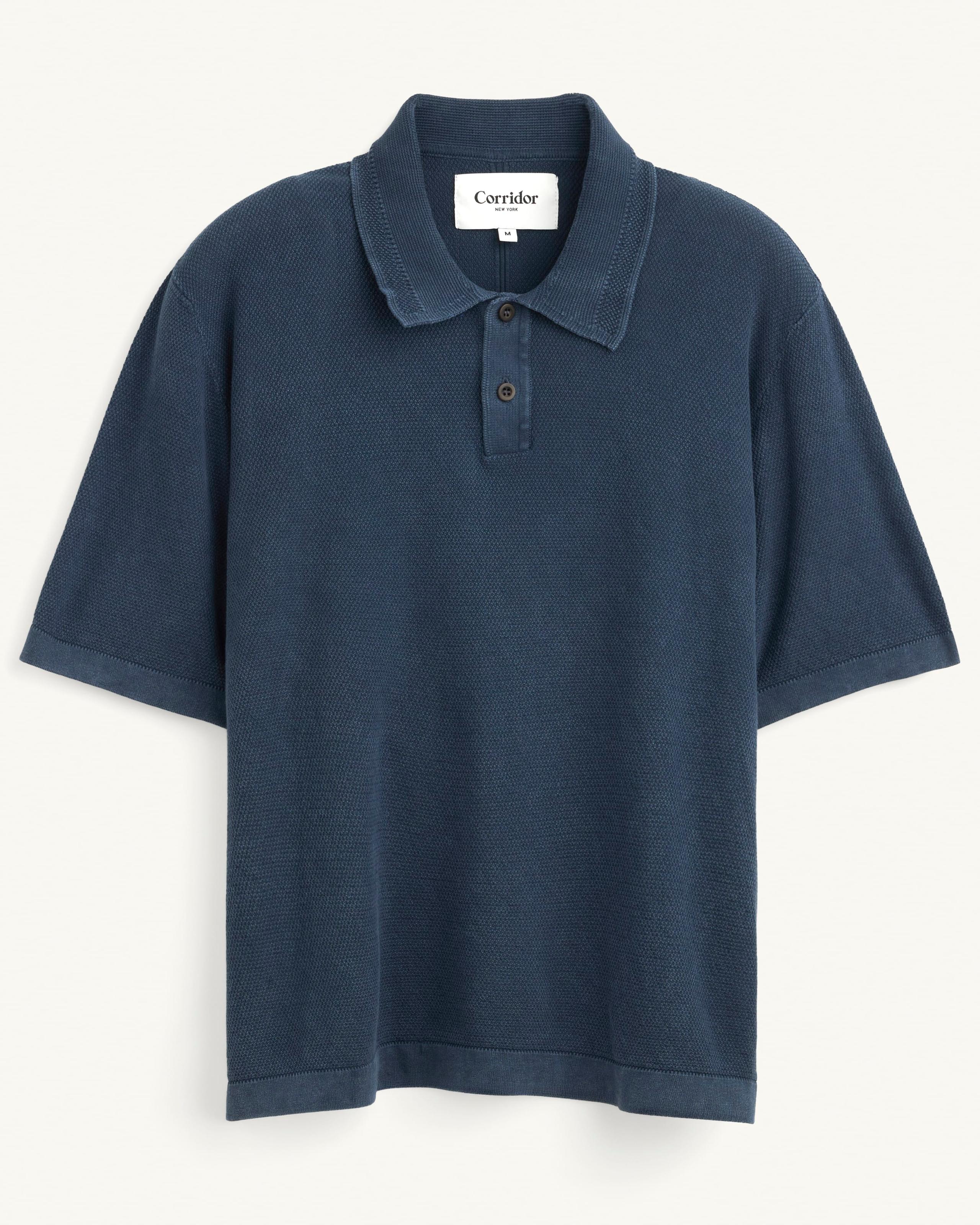 Knit Polo - Navy